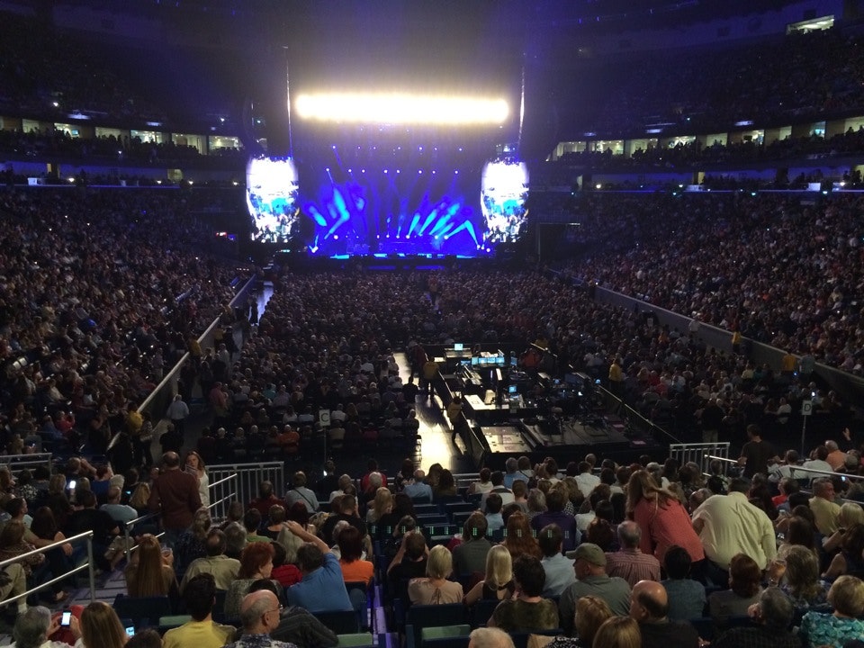 section 107, row 21 seat view  for concert - smoothie king center