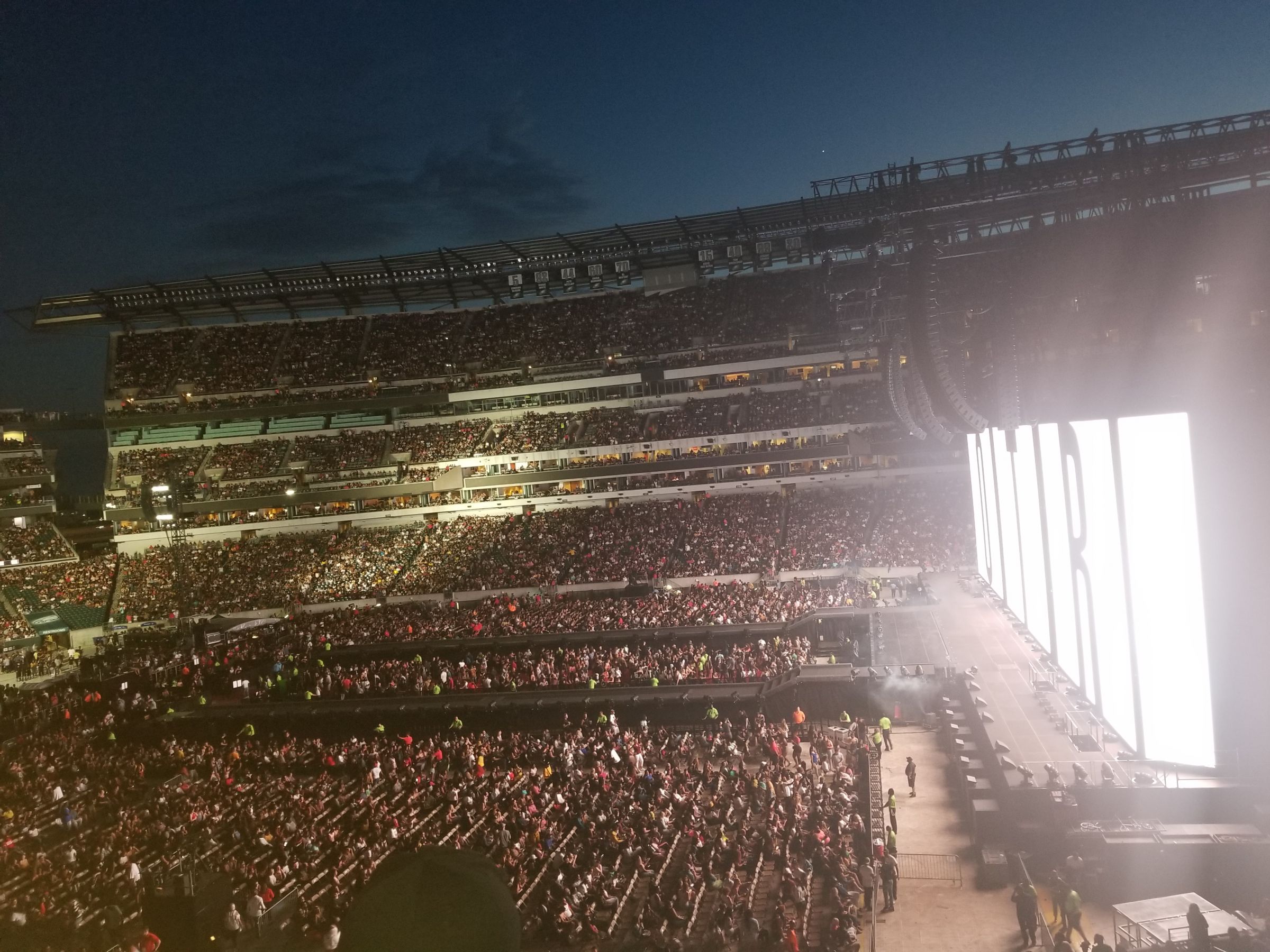 Lincoln Financial Field Section C24 Concert Seating