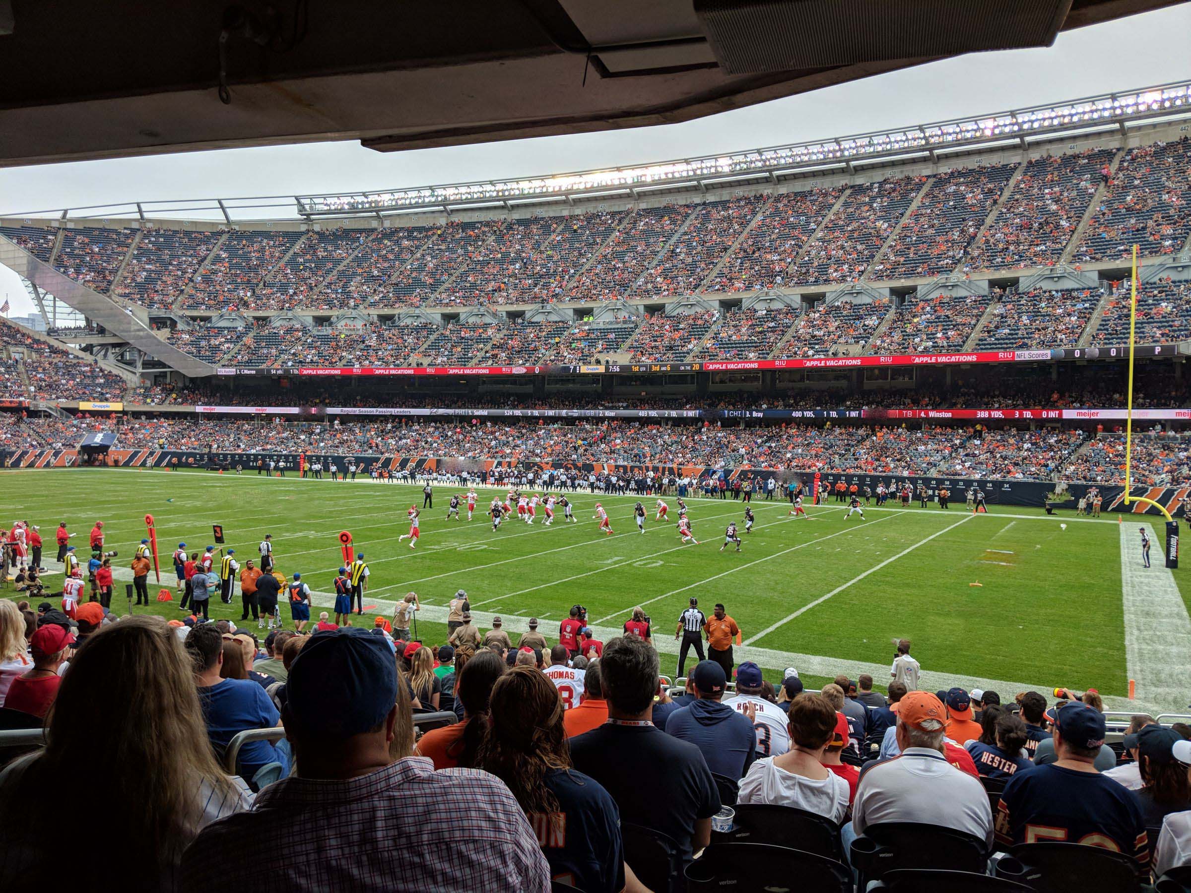 section 103, row 16 seat view  for football - soldier field