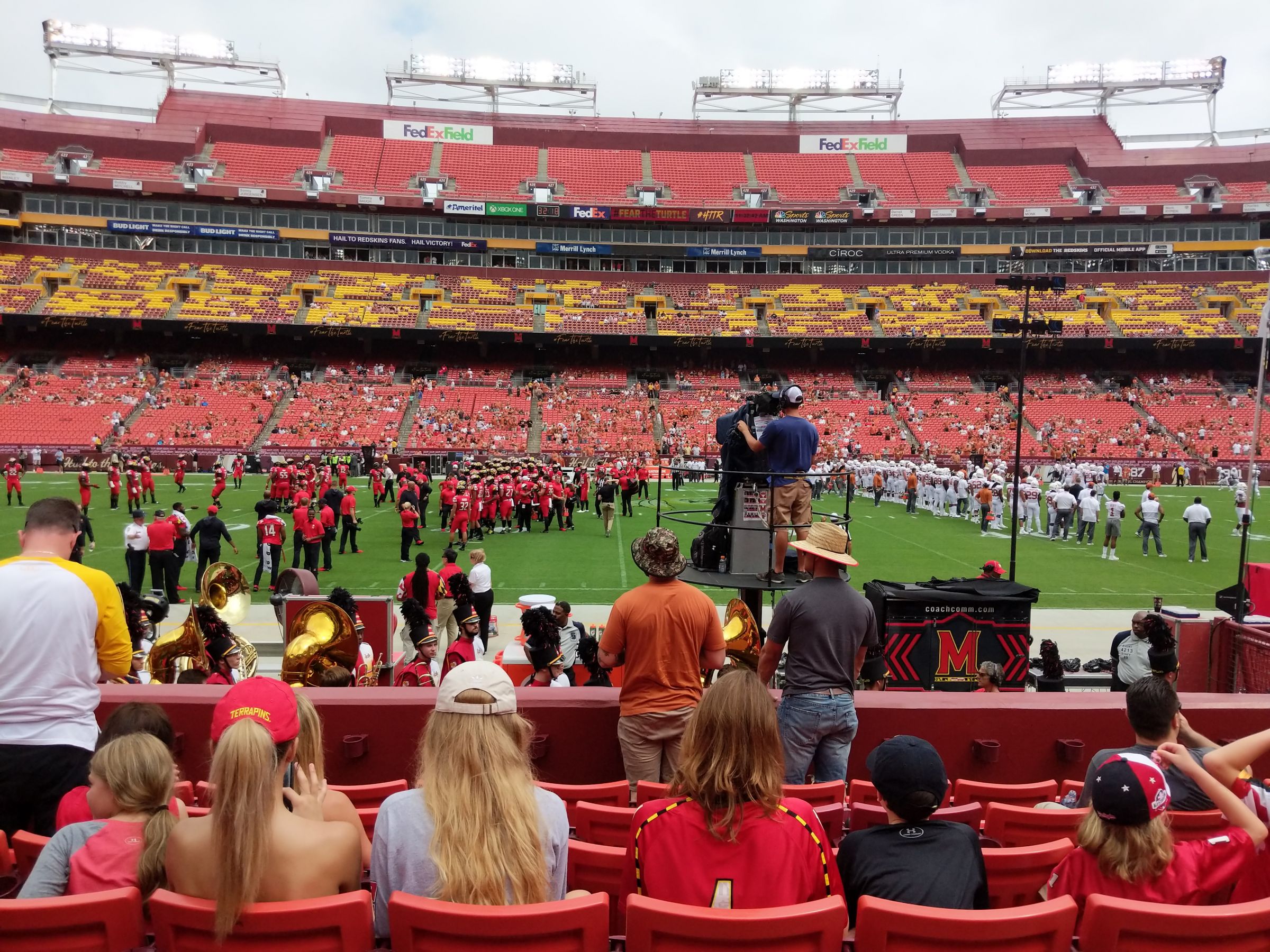 section 101, row 7 seat view  - fedexfield