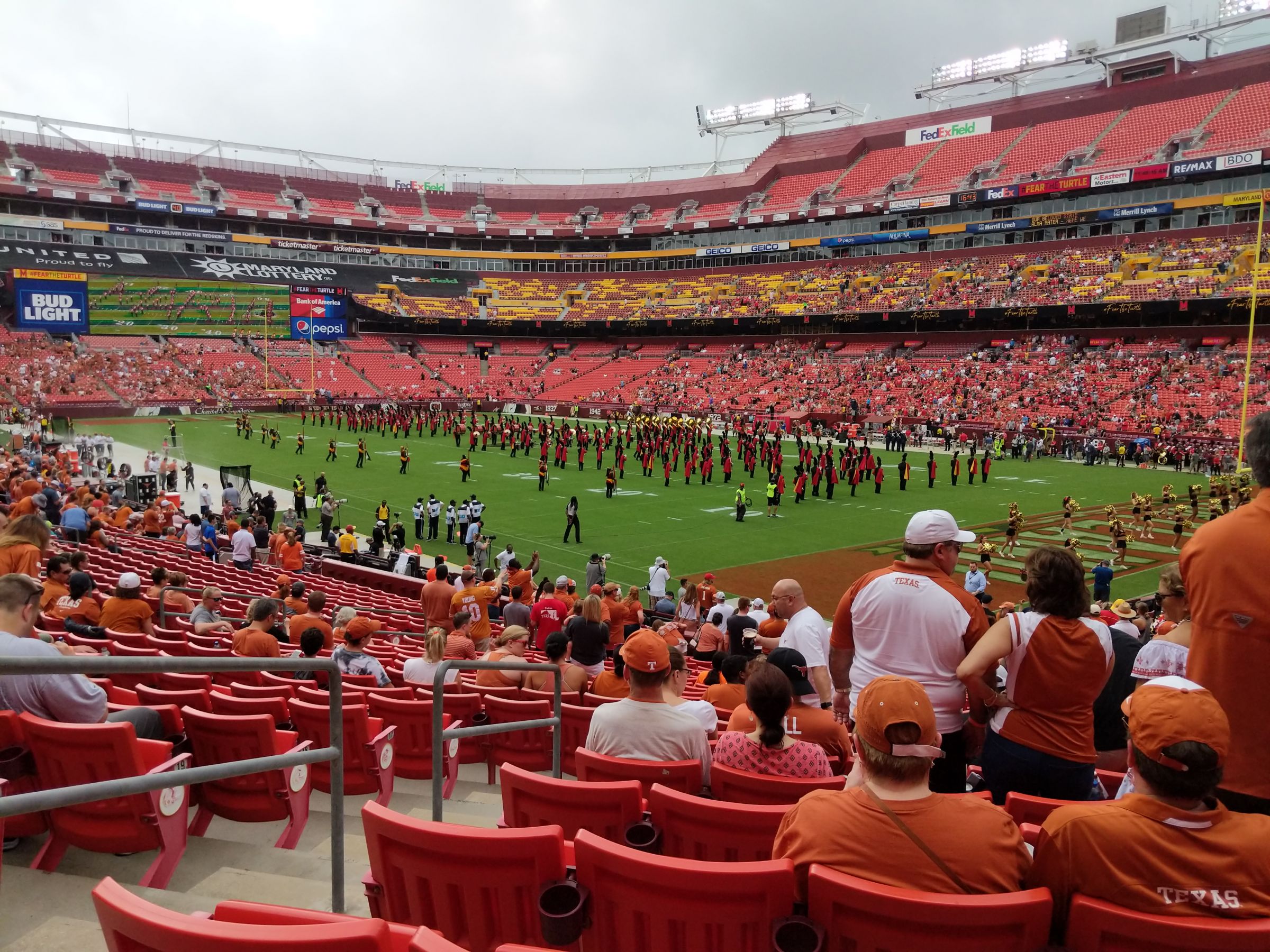 section 115, row 23 seat view  - fedexfield