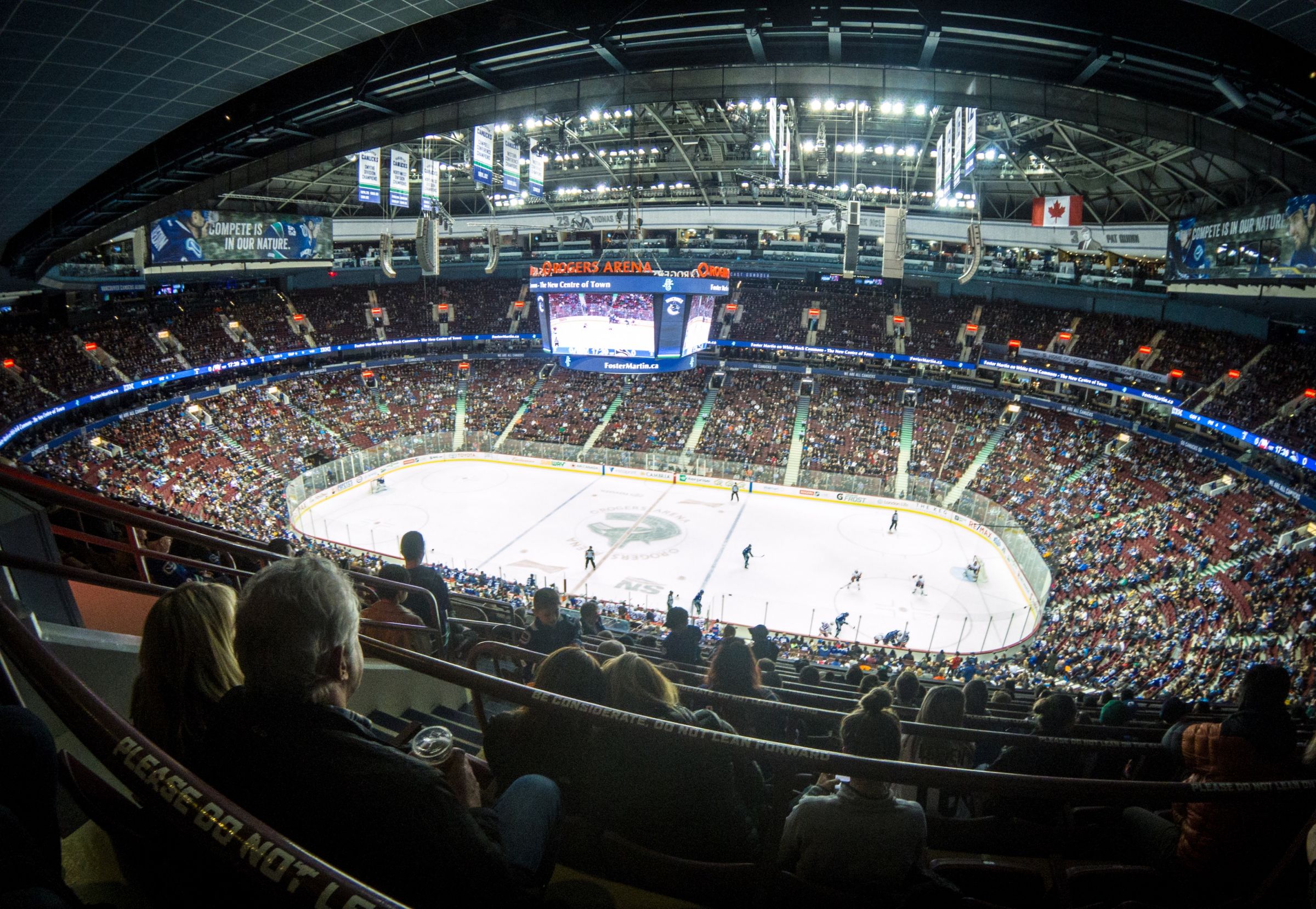 Rogers Arena Section 322 Vancouver Canucks