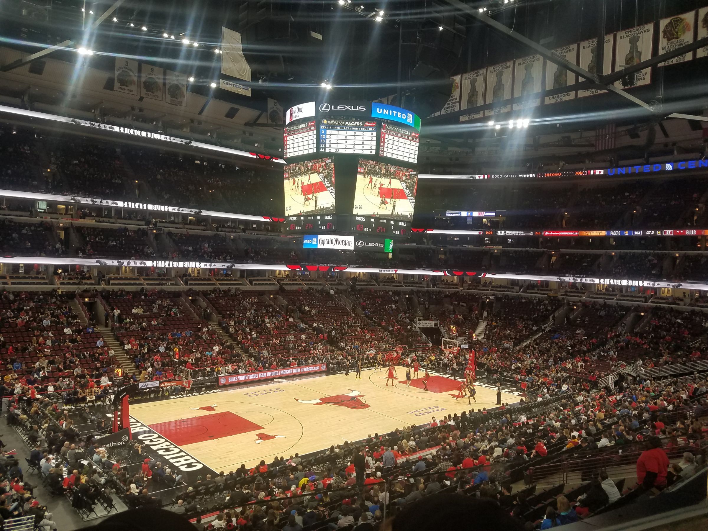 Best Row (Row 2) on the Club Level: United Center Section 220 Review ...