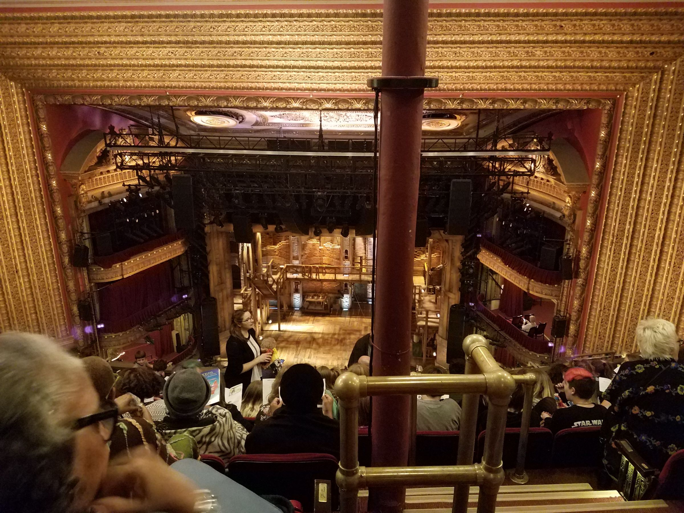 Limited View Due to the Pole: CIBC Theater Balcony Right Center Review ...