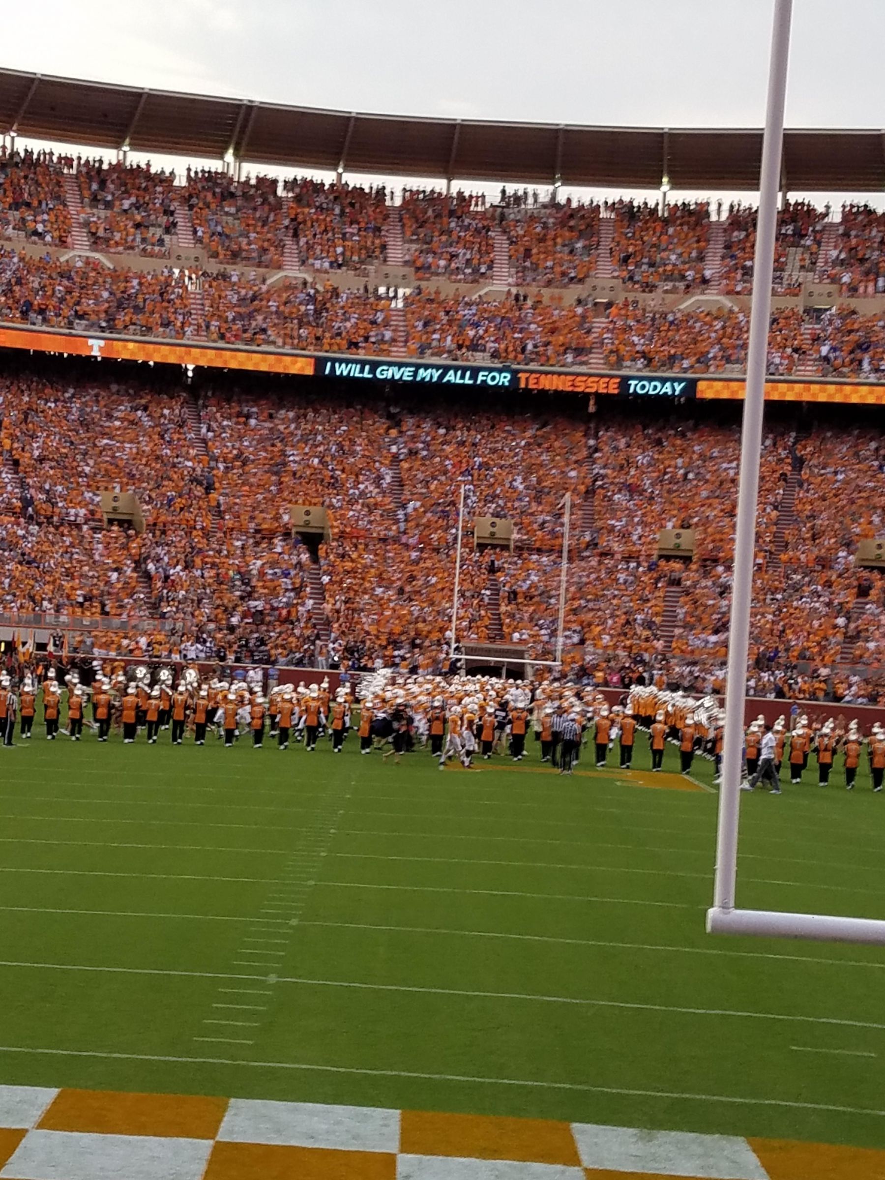 Catch occasional field goal, good view Neyland Stadium Section L