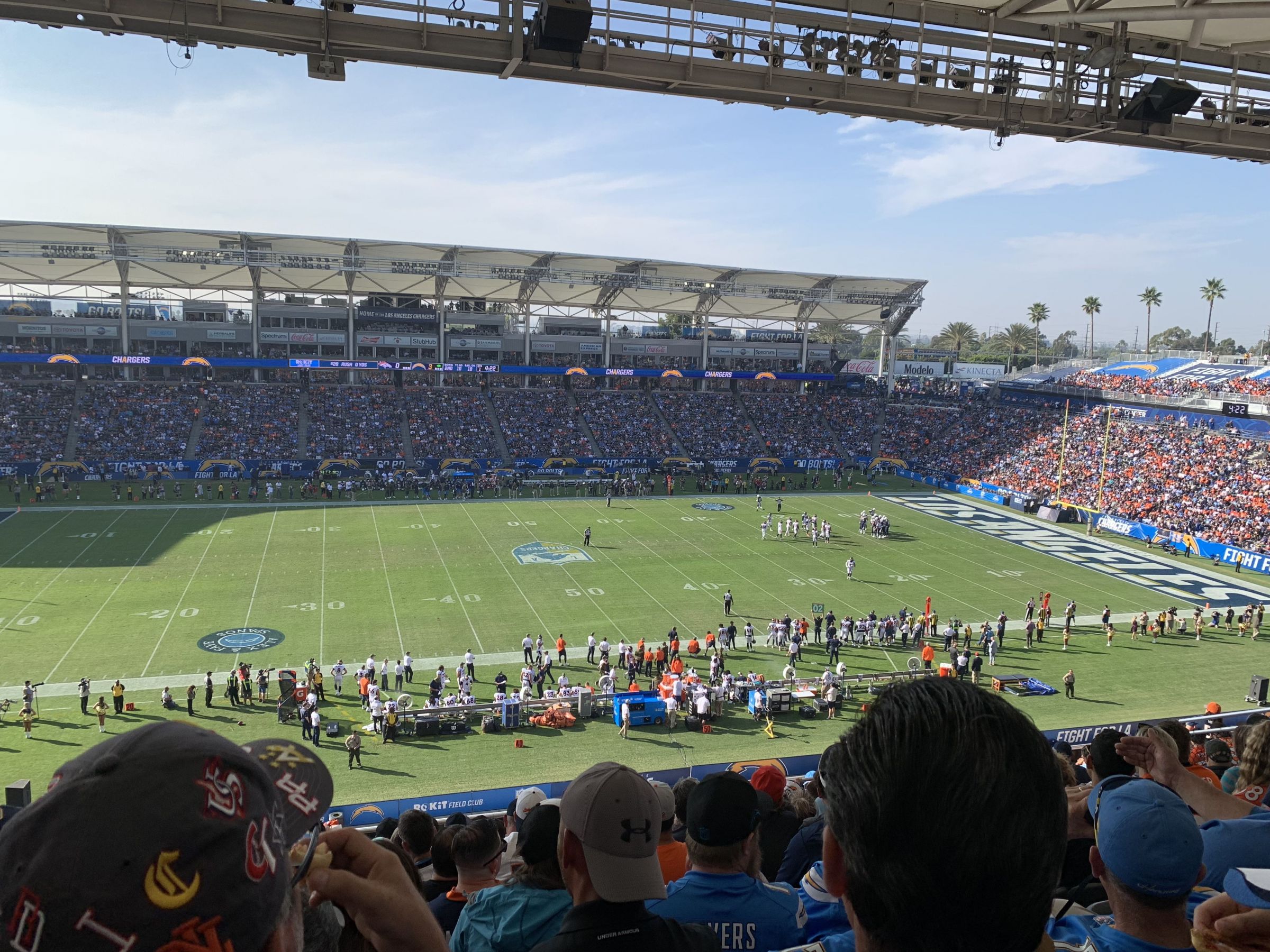 section 233, row qq seat view  for football - dignity health sports park