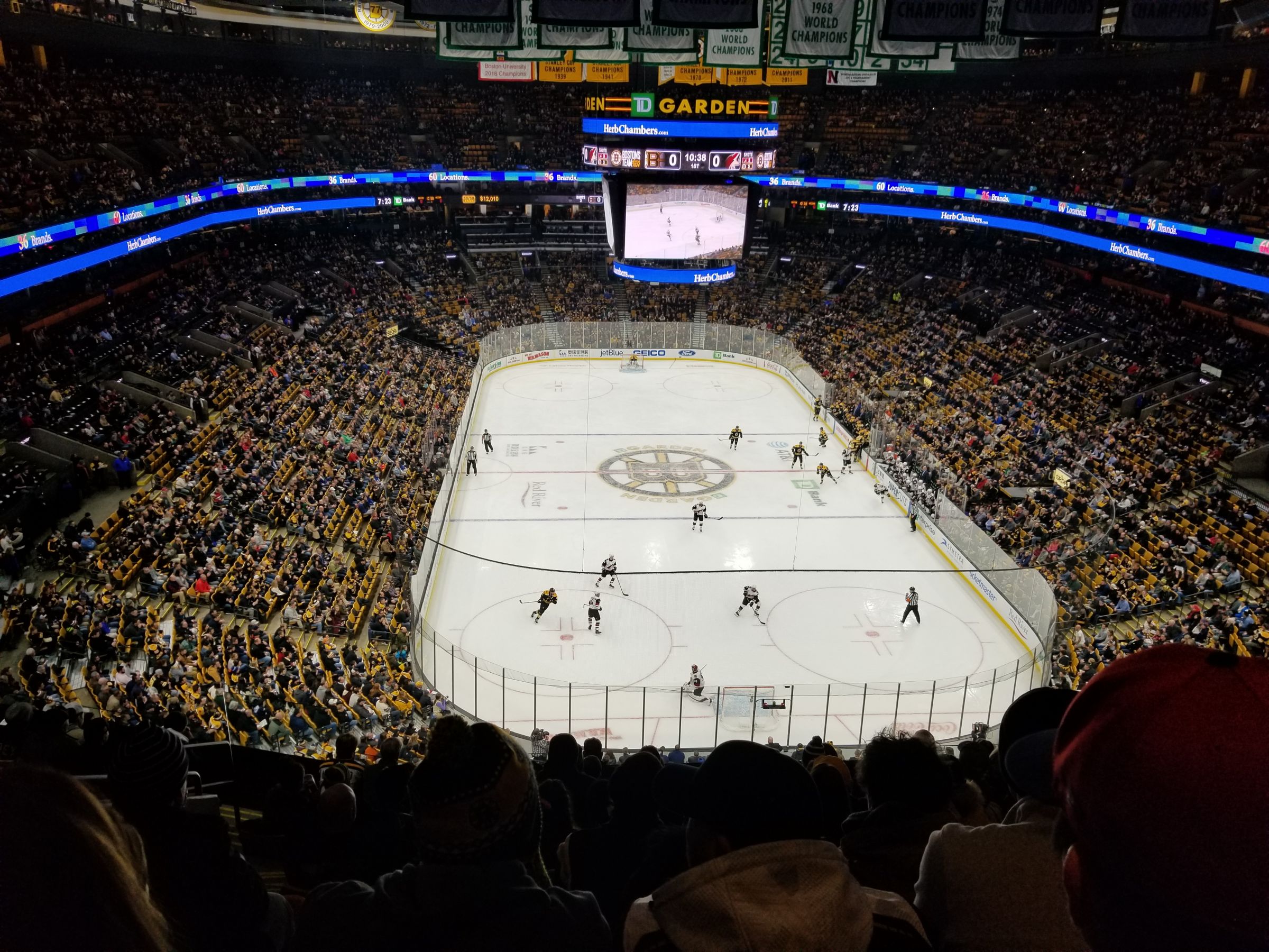 section 309, row 11 seat view  for hockey - td garden