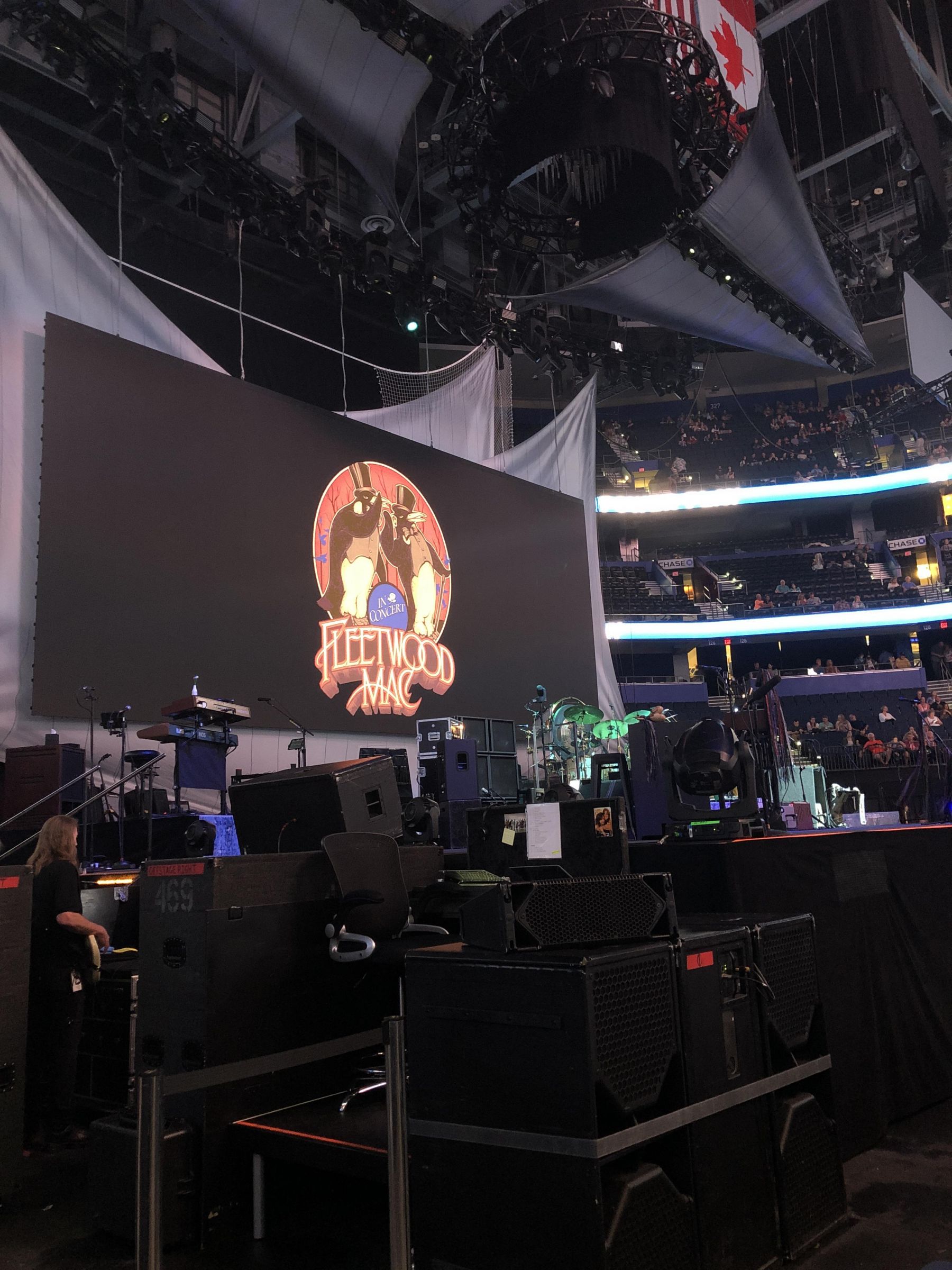 section 118, row a seat view  for concert - amalie arena