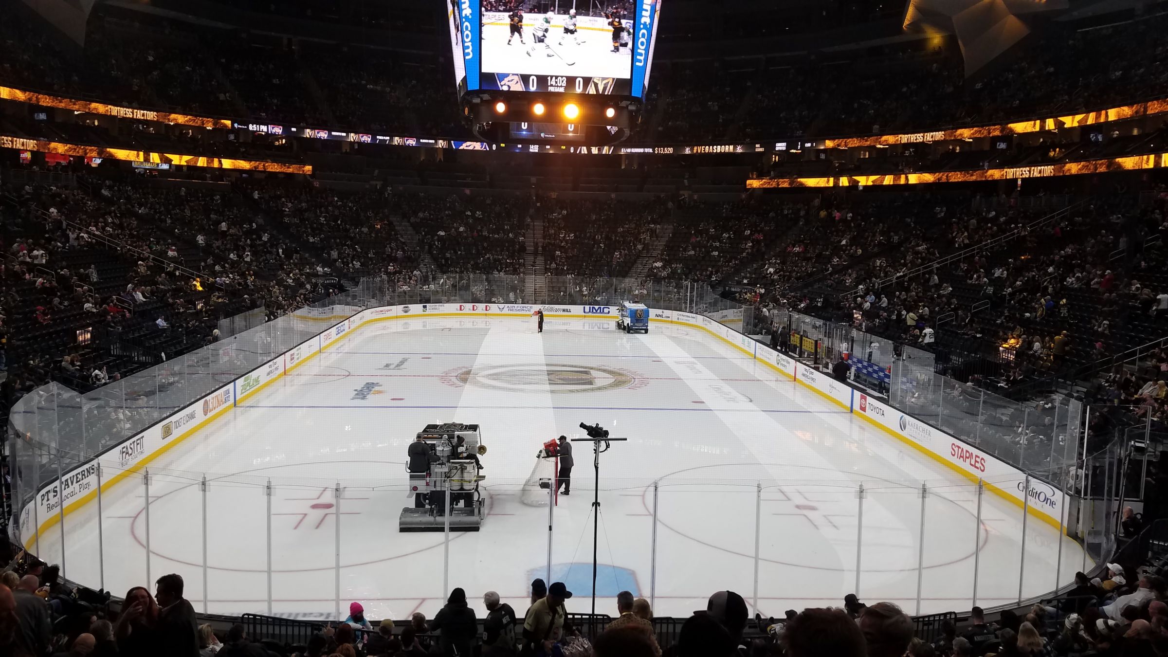 See Plays Develop From Behind the Net: T-Mobile Arena Section 20 Review ...