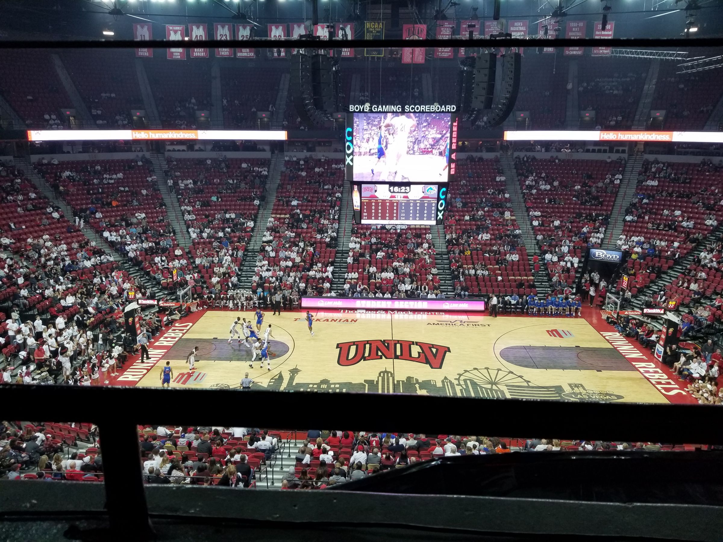 Thomas and Mack Center Section 209 - RateYourSeats.com