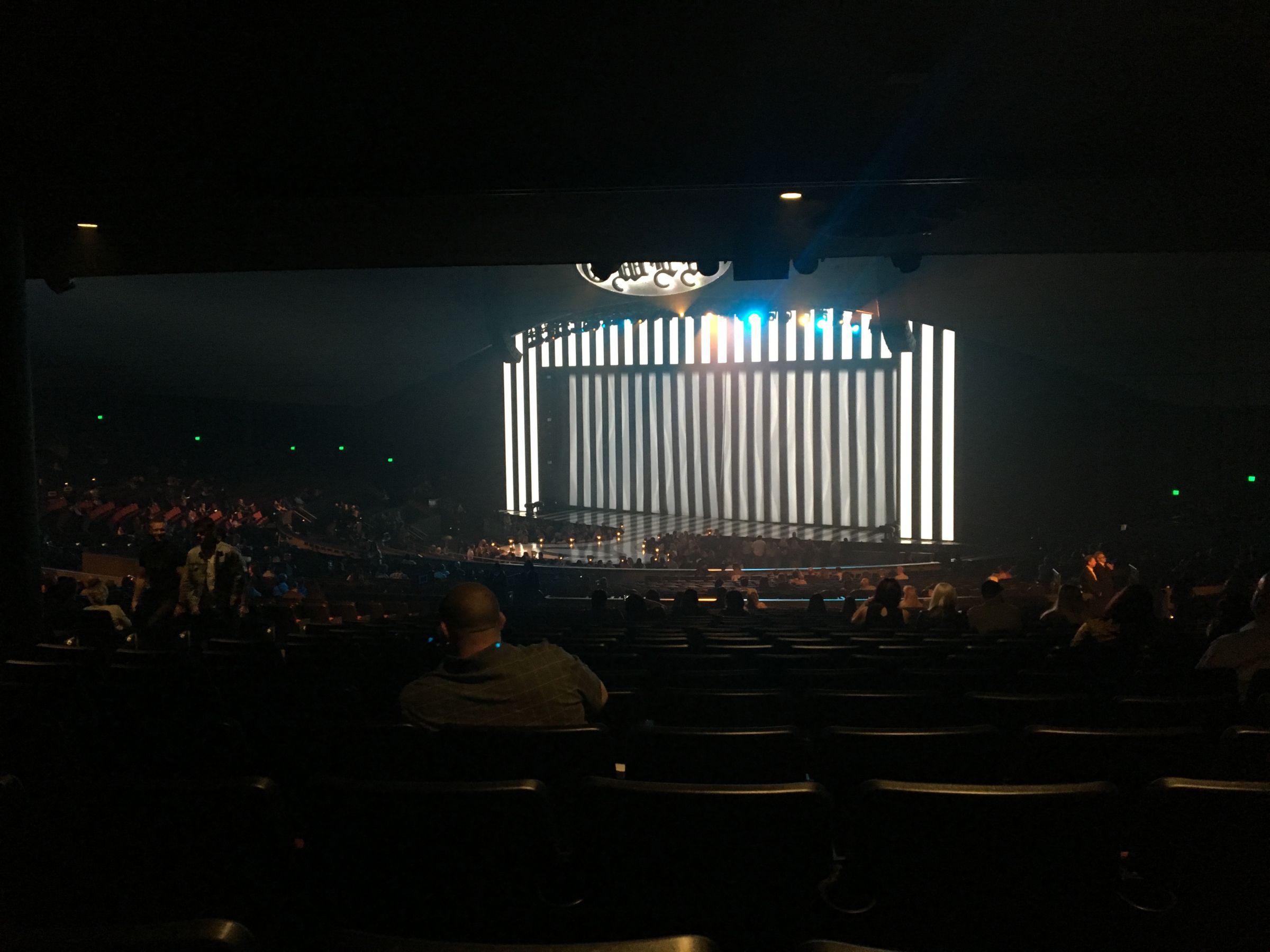 Not bad for back row!: Zappos Theater Section 203 Review