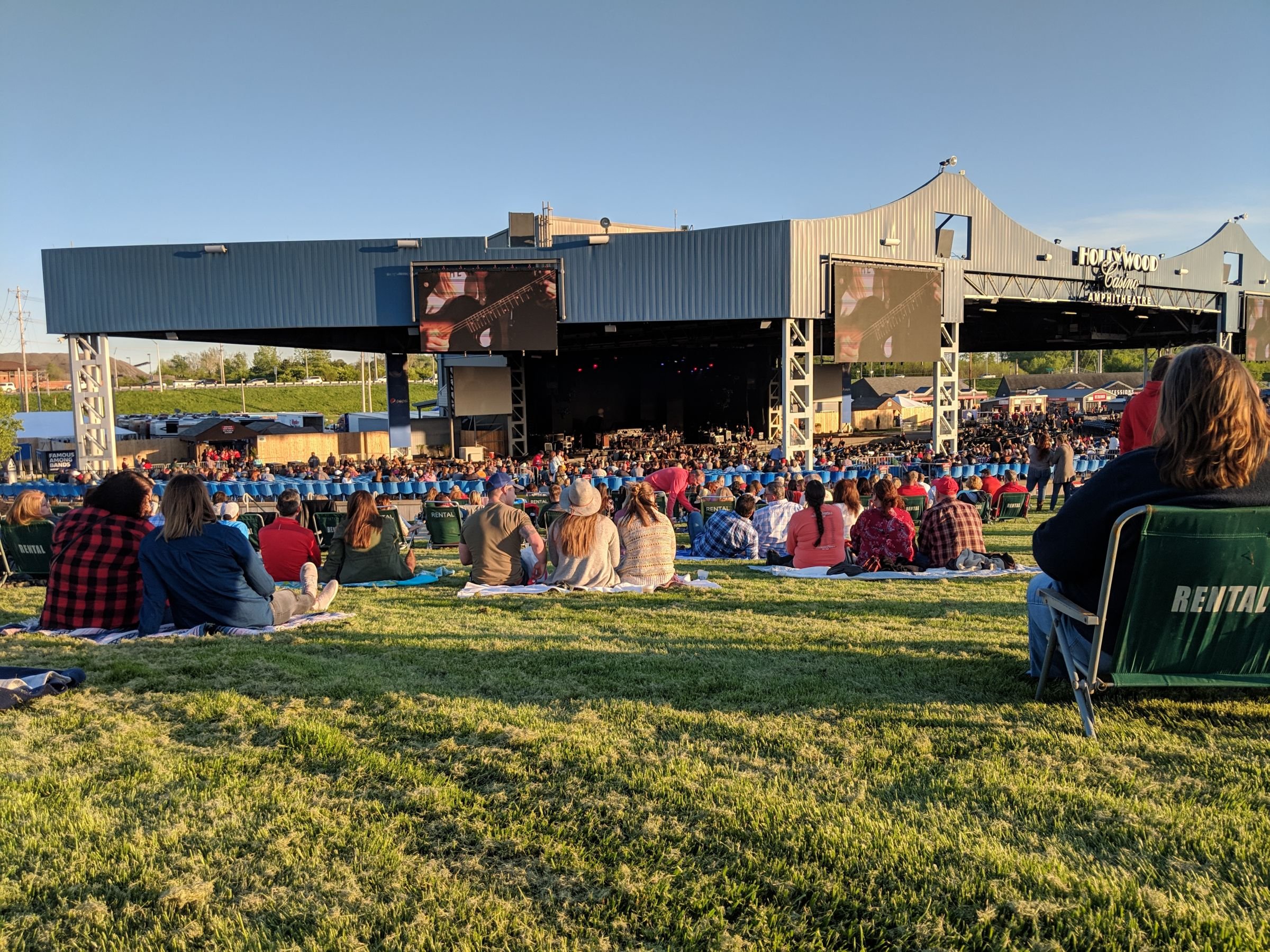 hollywood casino amphitheatre view from seat