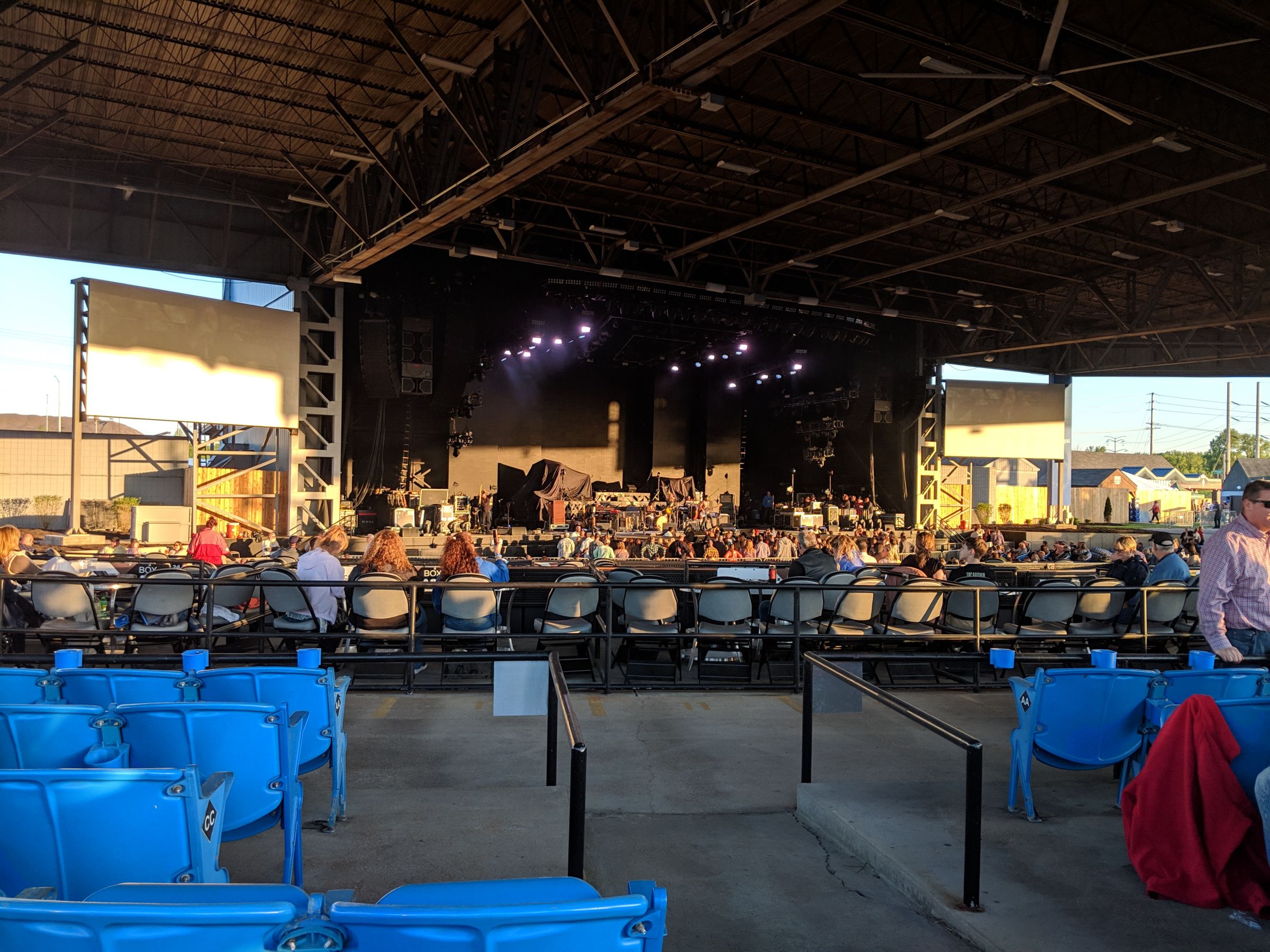 view from seat hollywood casino amphitheater