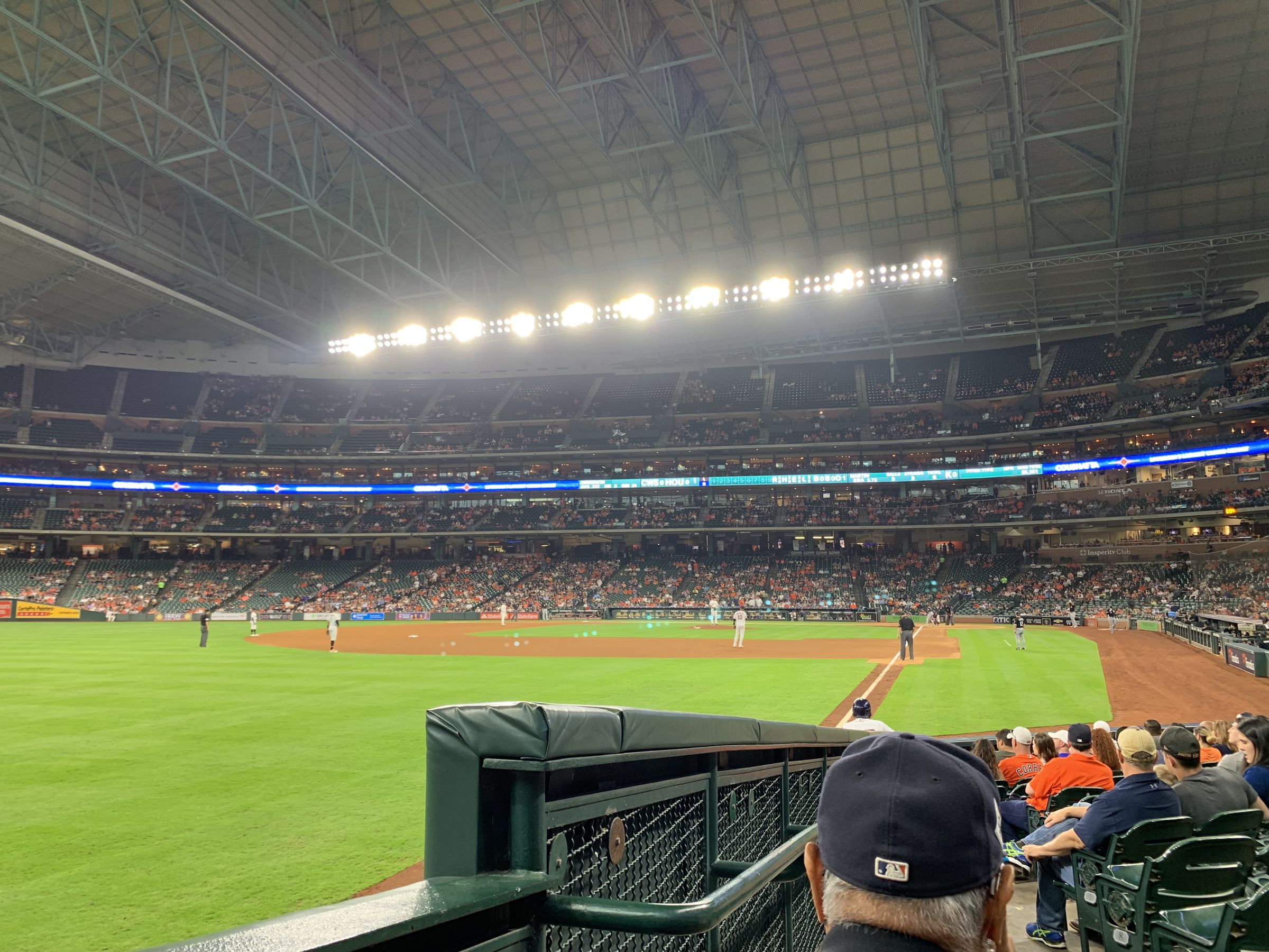 section 105, row 12 seat view  for baseball - minute maid park