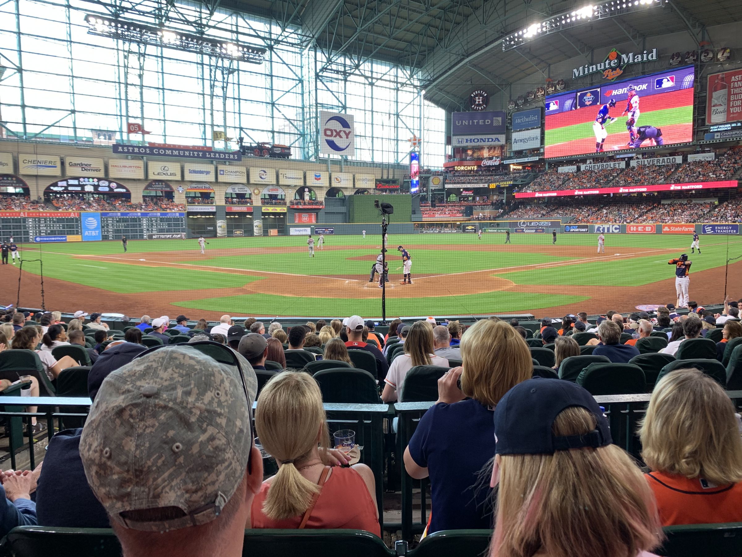 section 119, row 14 seat view  for baseball - minute maid park