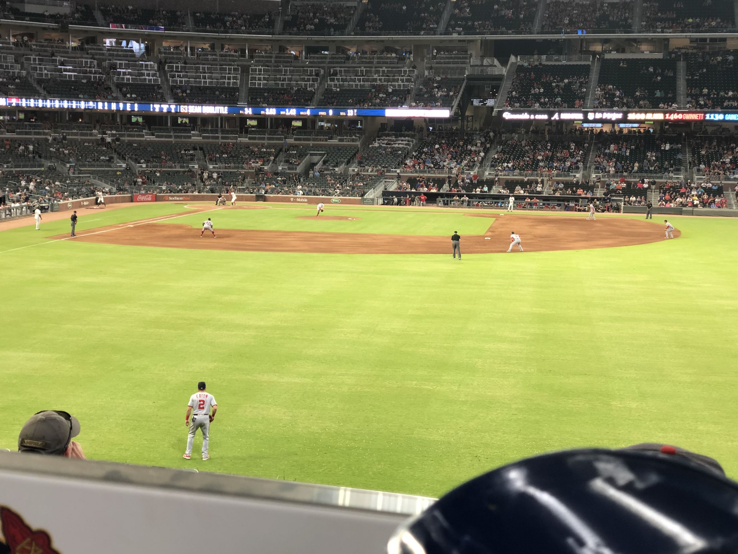 section 157, row 3 seat view  - truist park
