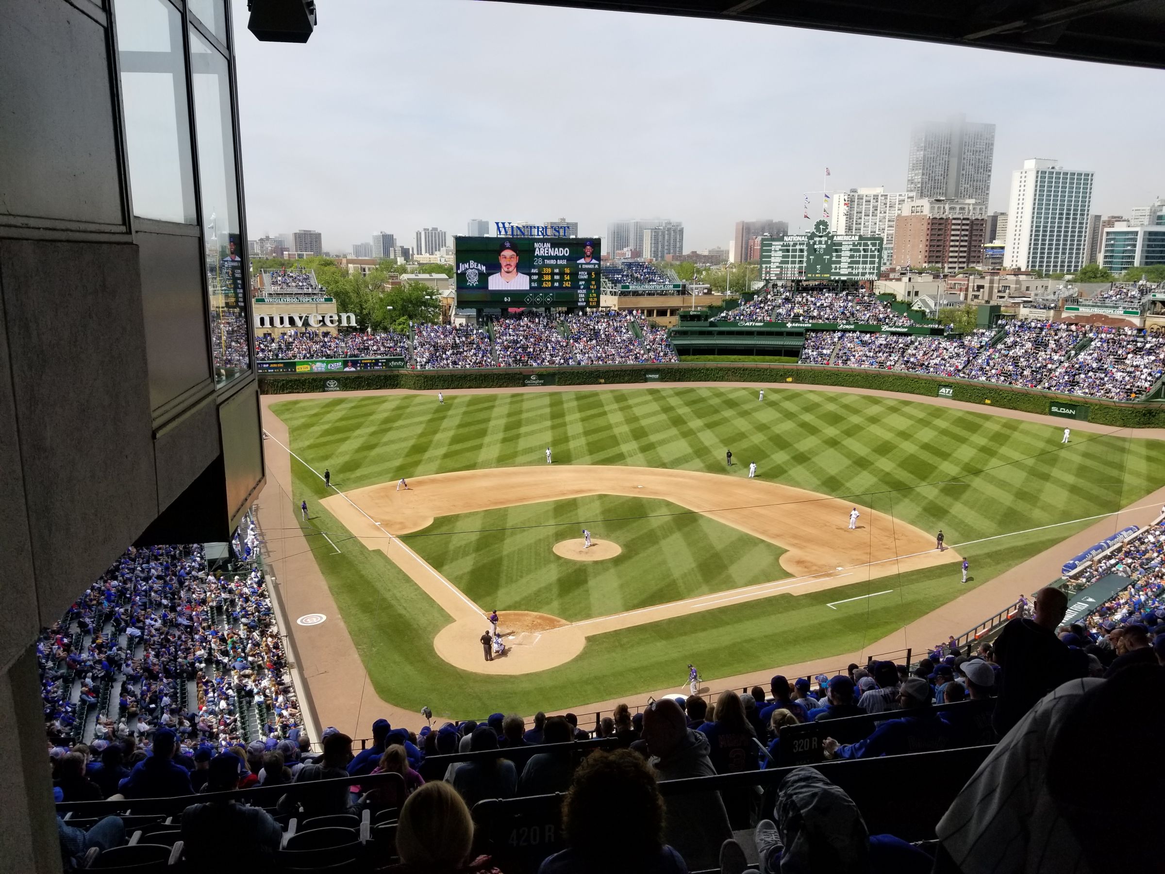 Section 420 at Wrigley Field - Chicago Cubs - RateYourSeats.com