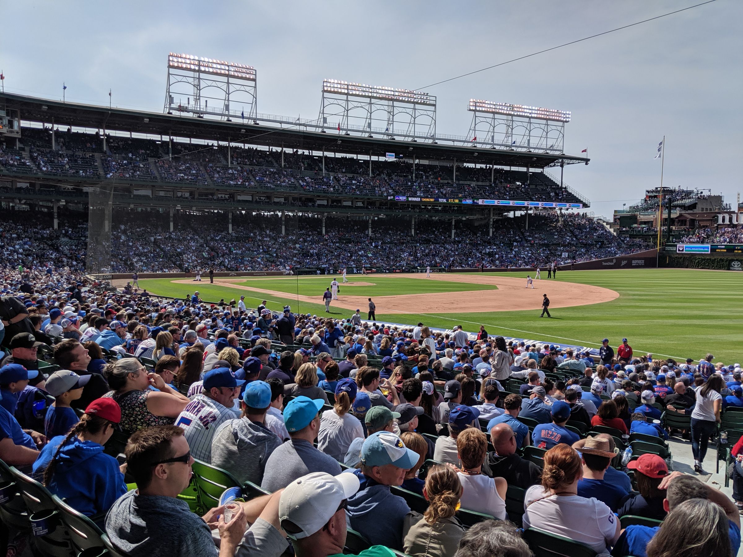 I like them... A lot: Wrigley Field Section 129 Review - RateYourSeats.com