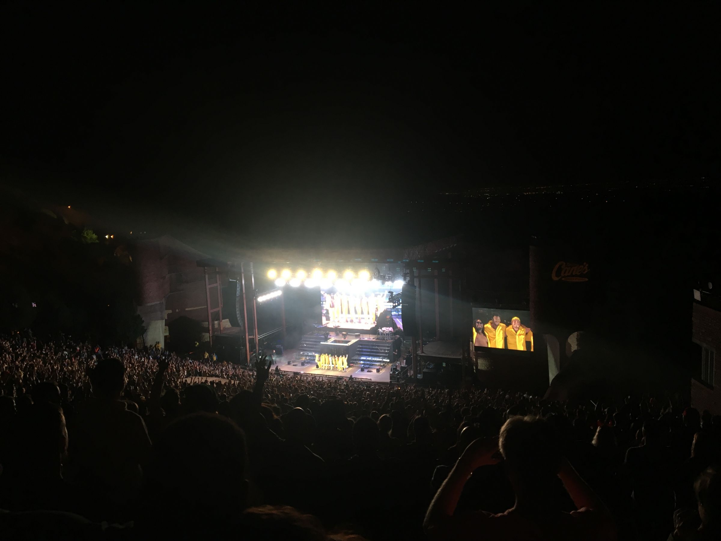 general admission, row 46 seat view  - red rocks amphitheatre