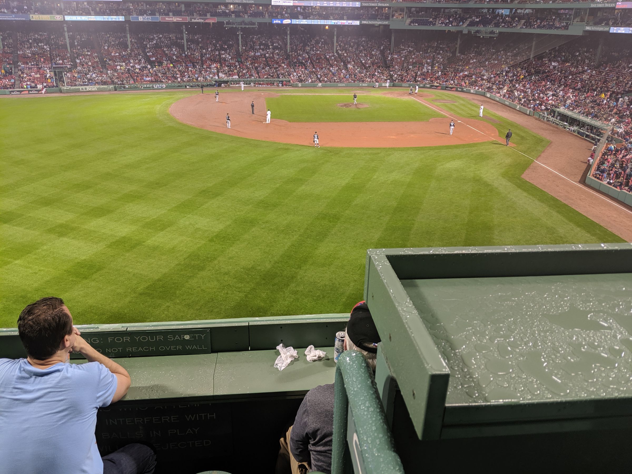 monster seats 4 seat view  for baseball - fenway park