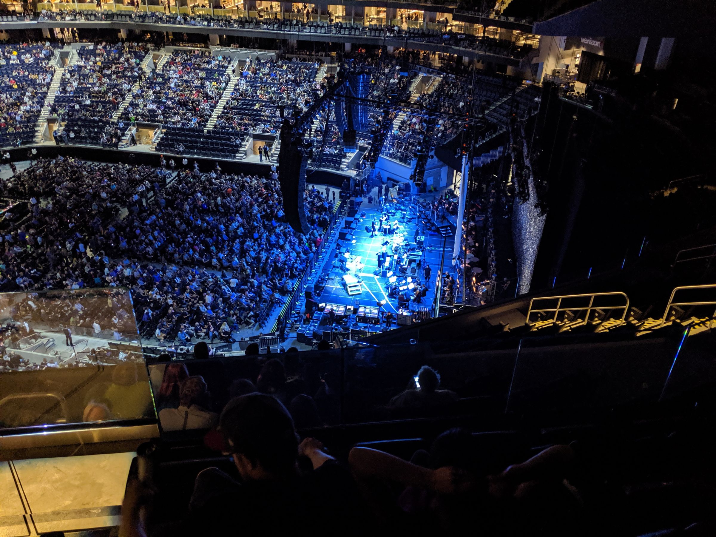 Looking Straight Down on the Stage: Chase Center Section 203 Review ...