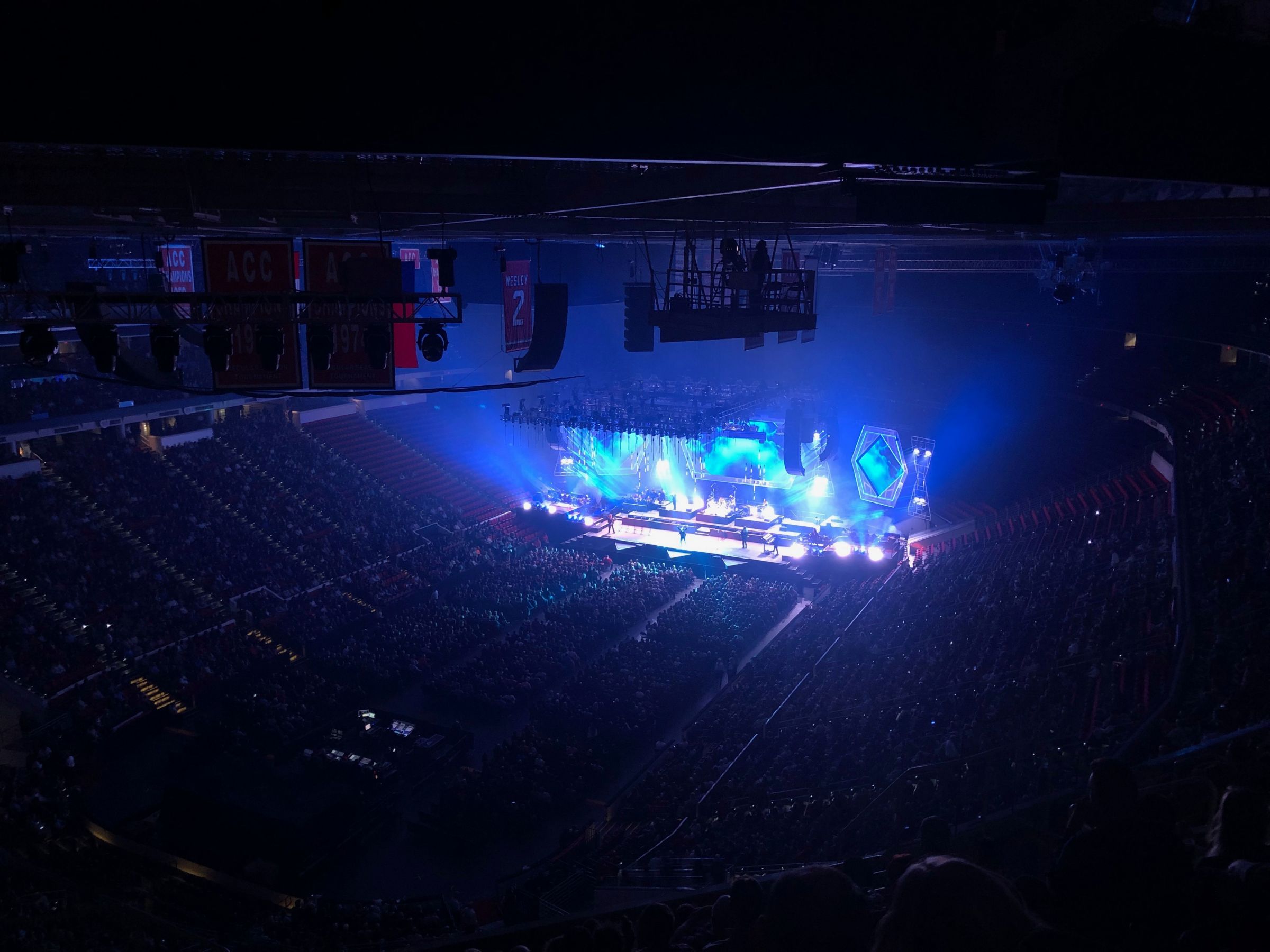 section 330, row k seat view  for concert - pnc arena