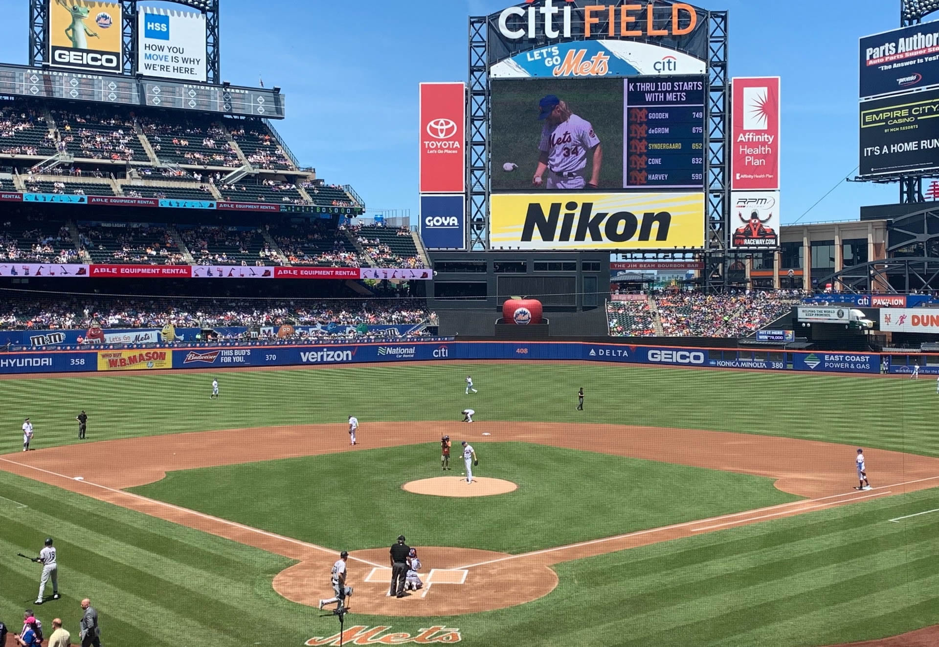 section 117 seat view  - citi field