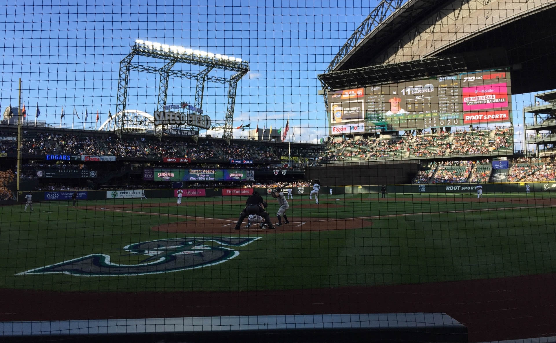 diamond club 27, row a seat view  for baseball - t-mobile park