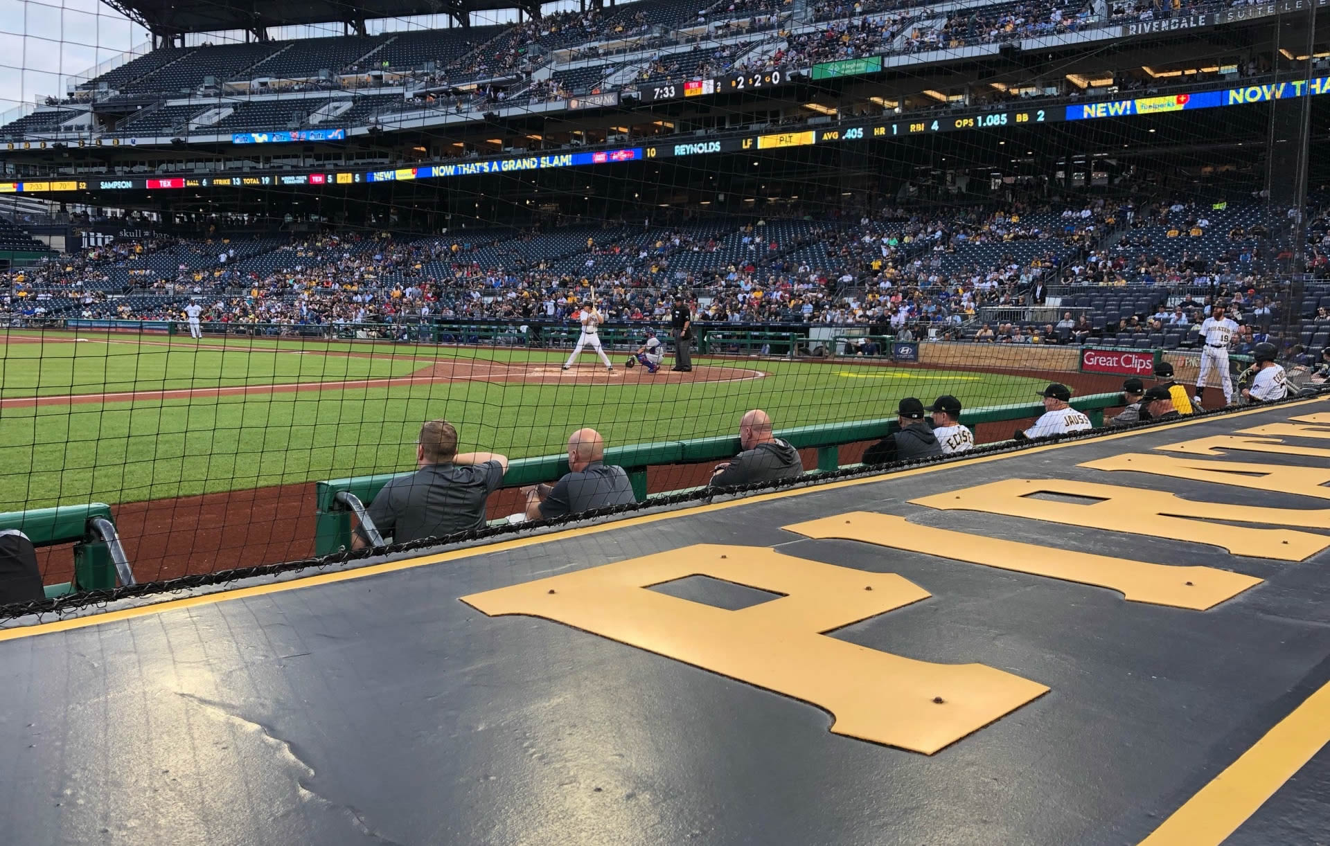 section 23, row f seat view  - pnc park