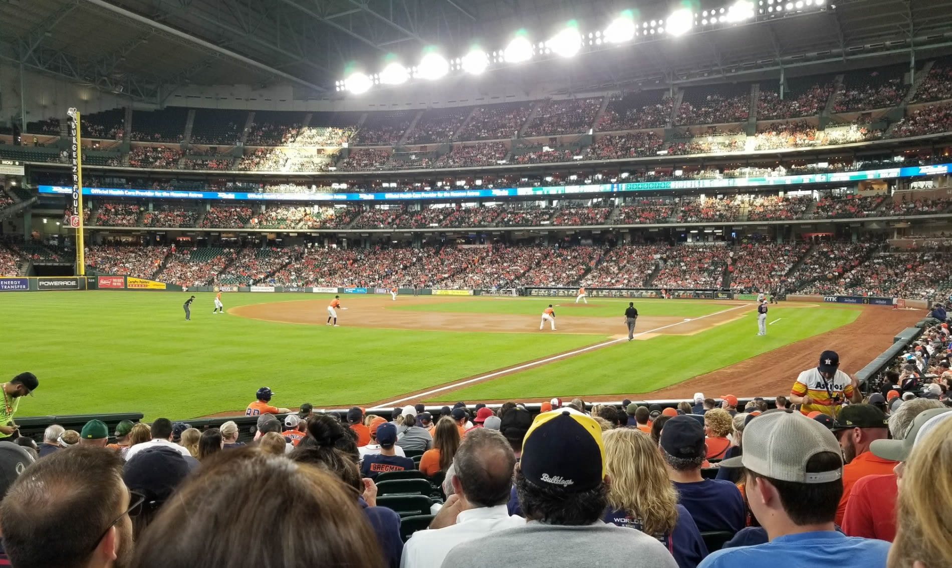 section 106, row 13 seat view  for baseball - minute maid park