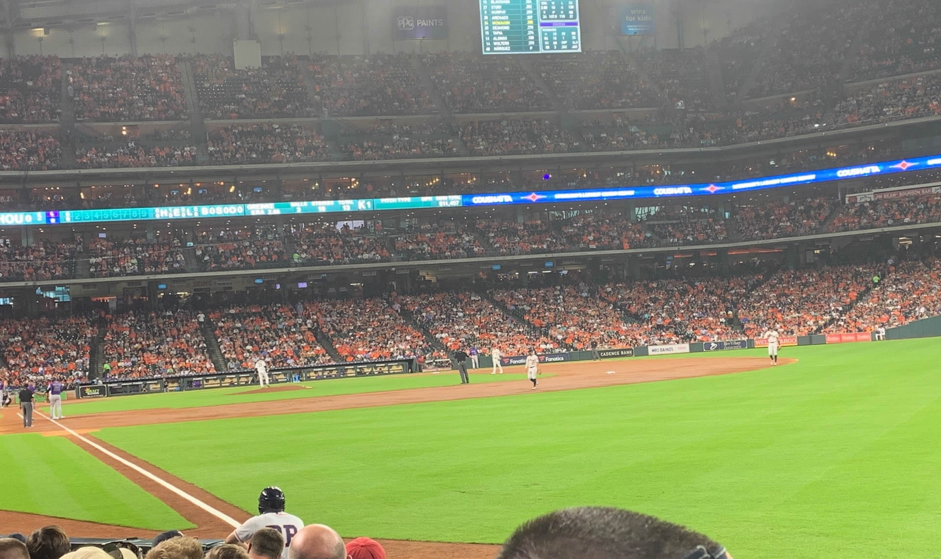 section 132 seat view  for baseball - minute maid park