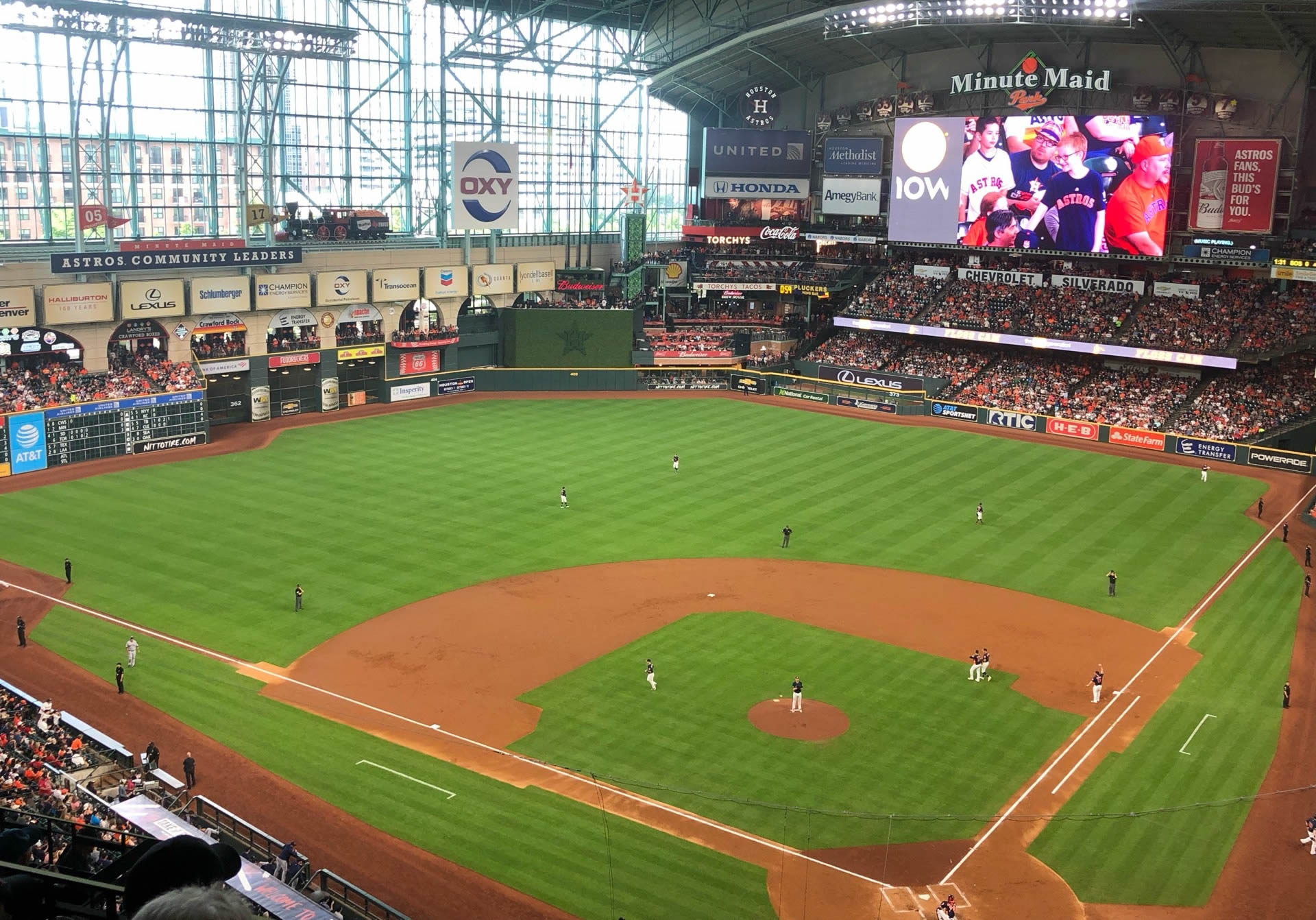 section 418 seat view  for baseball - minute maid park