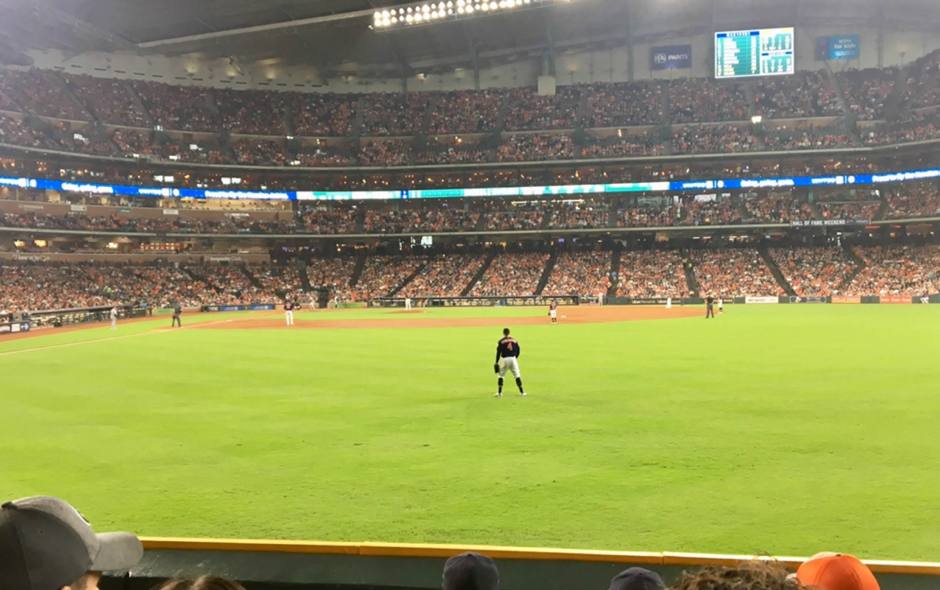 section 153, row 6 seat view  for baseball - minute maid park