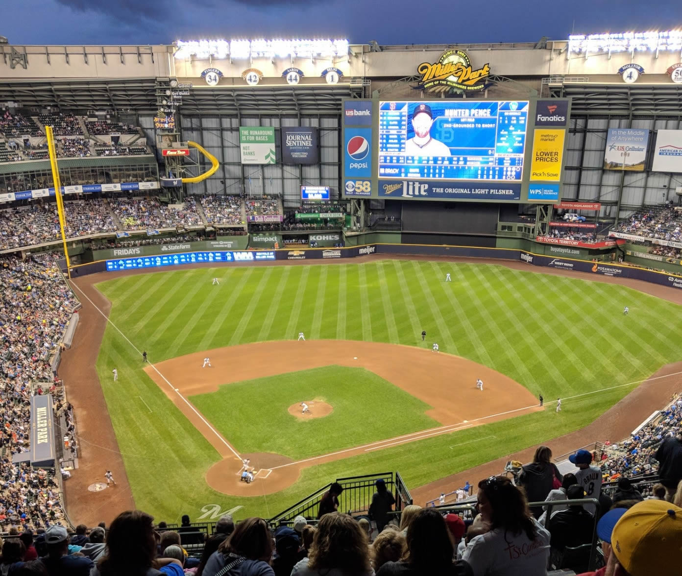 section 420, row 20 seat view  - american family field