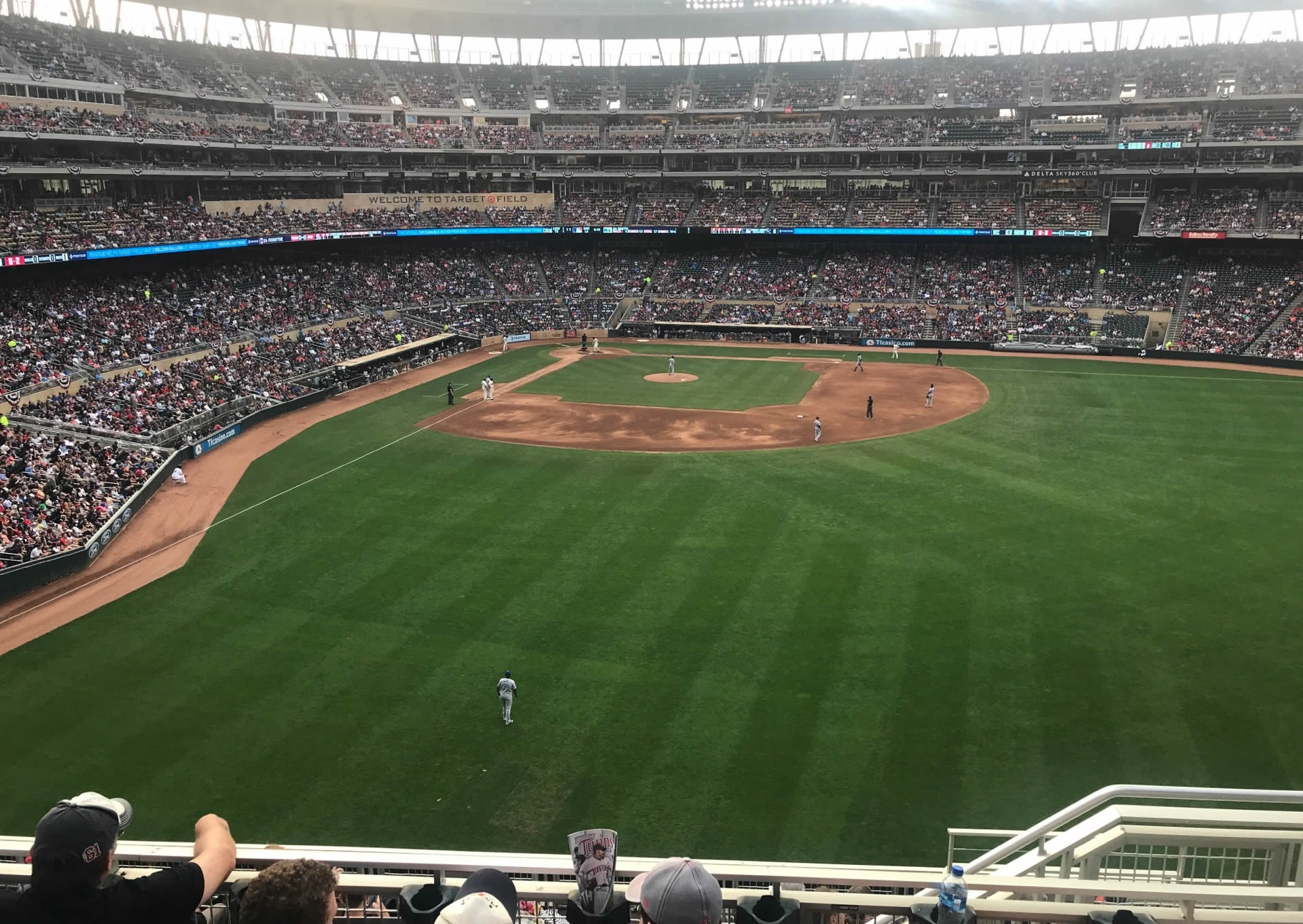 section 239, row 5 seat view  - target field