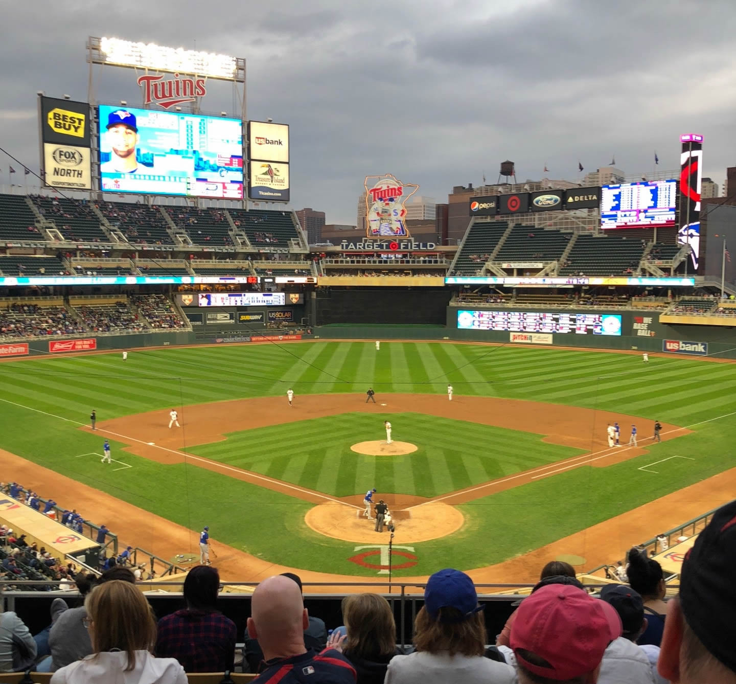 section h, row 6 seat view  - target field
