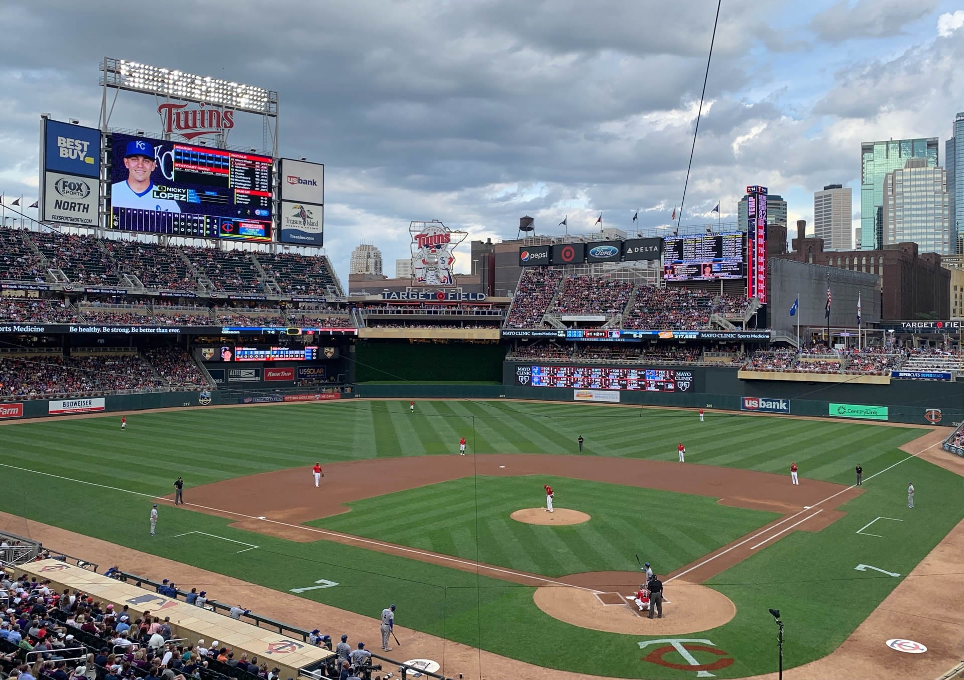 section k seat view  - target field