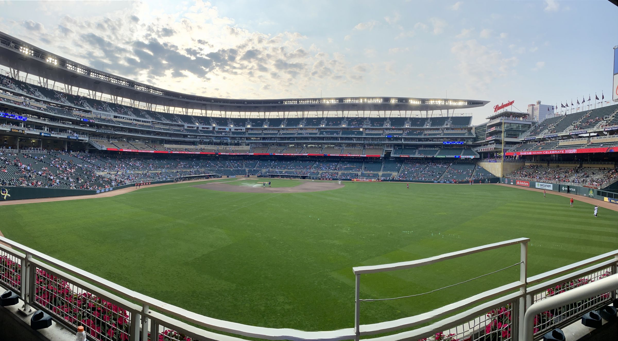 Section 329 at Target Field 