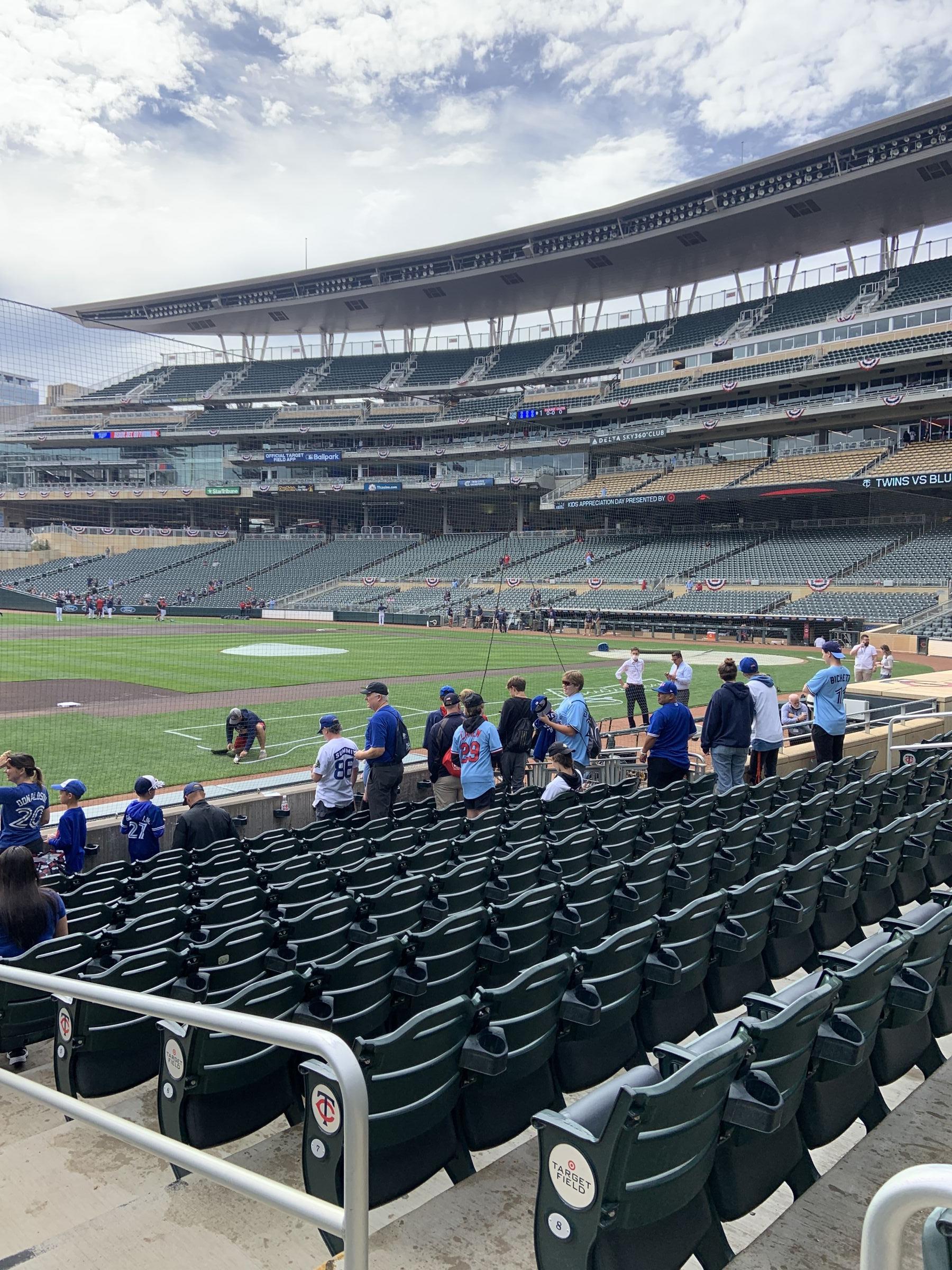 Breakdown Of The Target Field Seating Chart