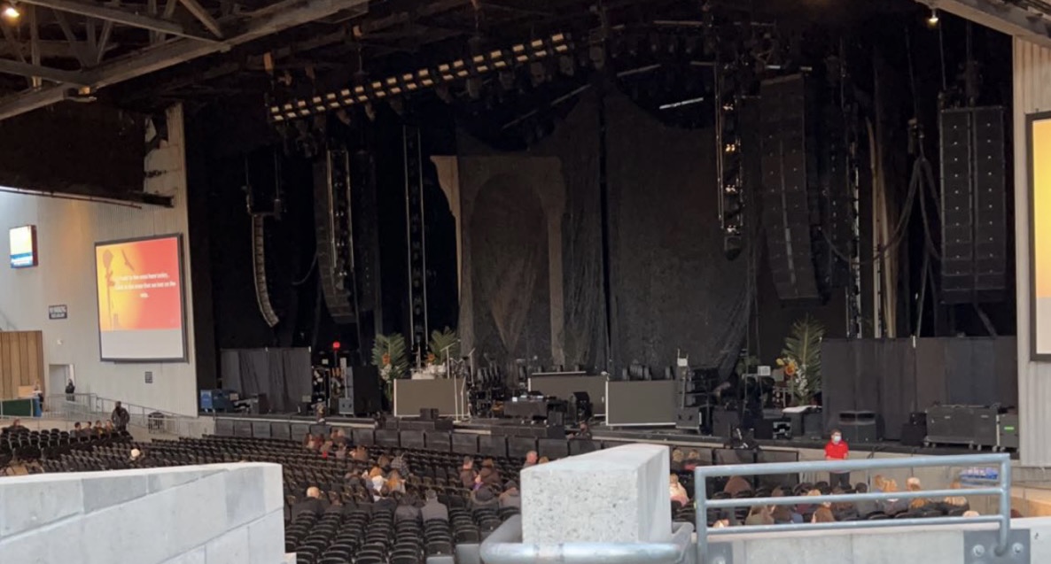 section 201, row ff seat view - concord pavilion