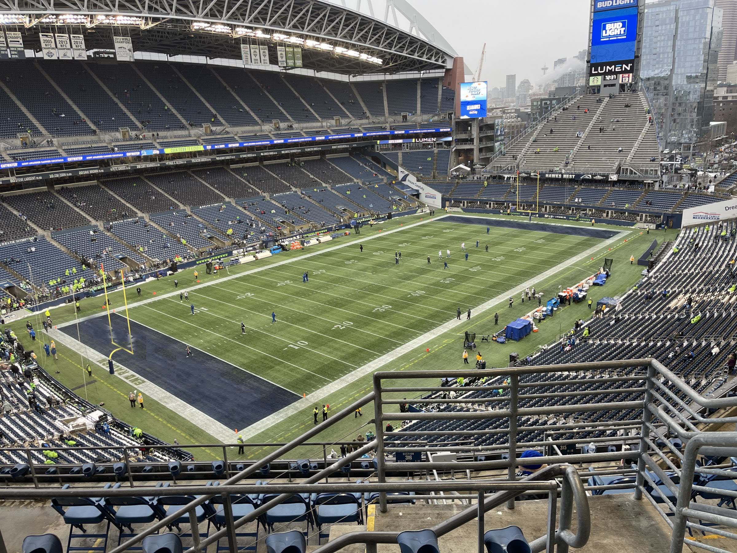 Lumen Field, section 311, home of Seattle Seahawks, Seattle