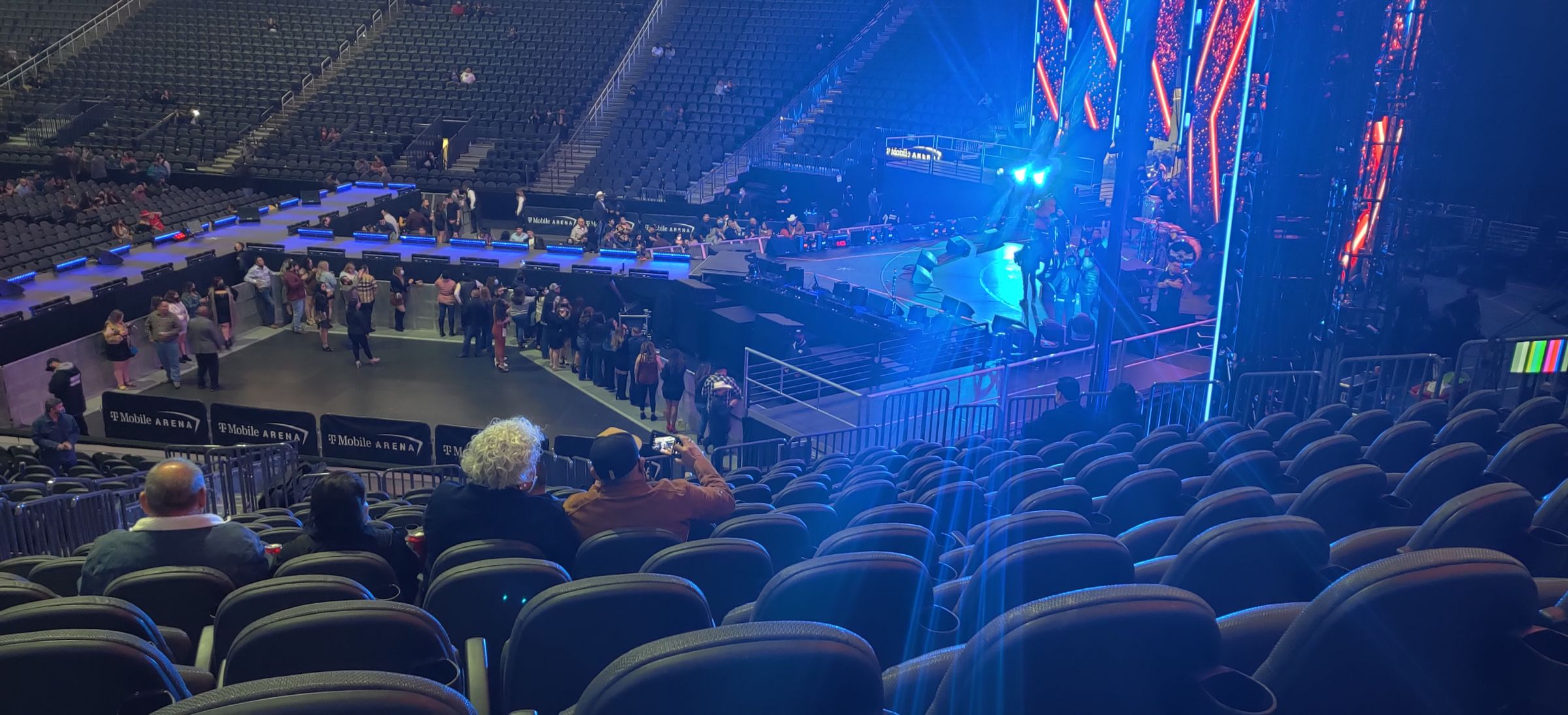 T Mobile Arena Las Vegas Seating View Elcho Table