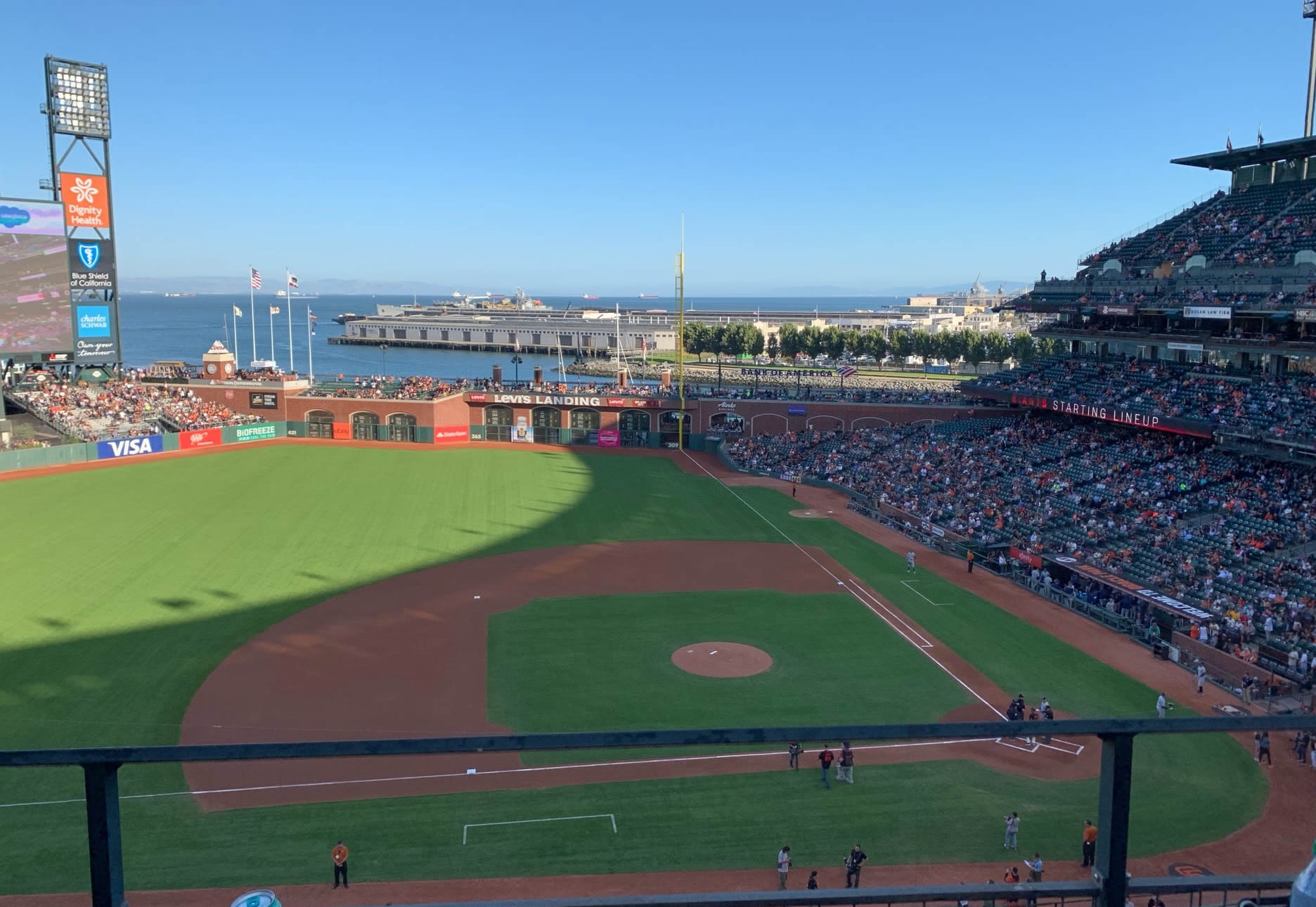 Oracle Park, section VB323, home of San Francisco Giants, page 1