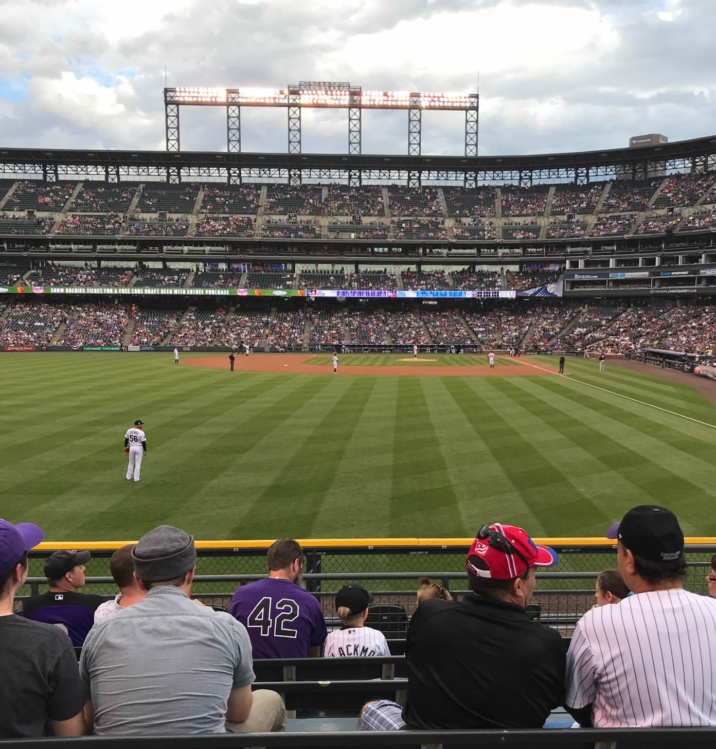 section 152, row 7 seat view  - coors field