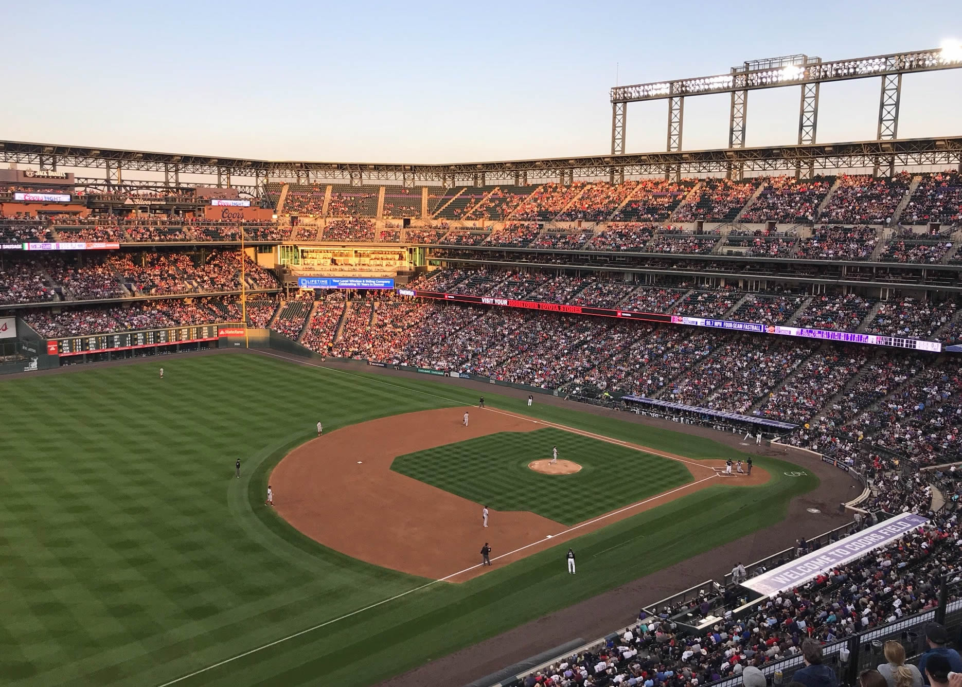section 344, row 19 seat view  - coors field