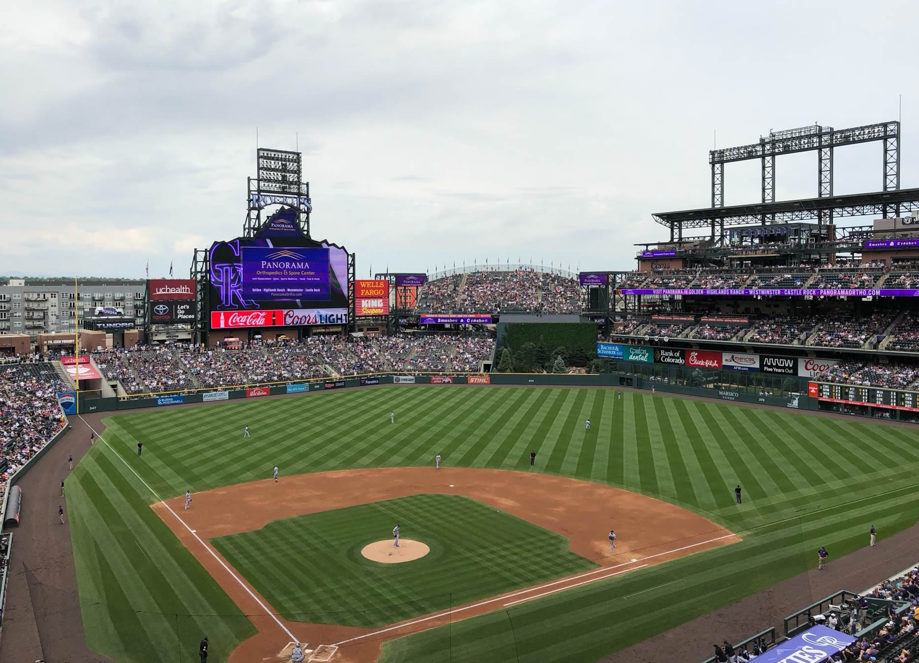 section 328 seat view  - coors field