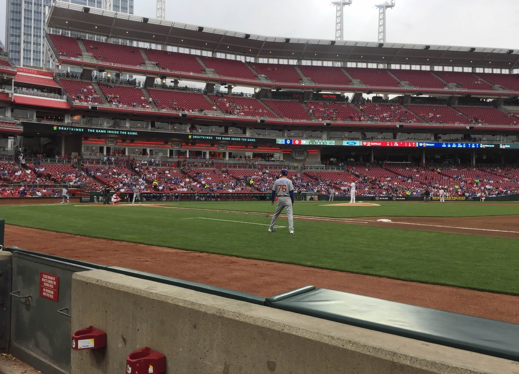 Section 132 at Great American Ball Park 