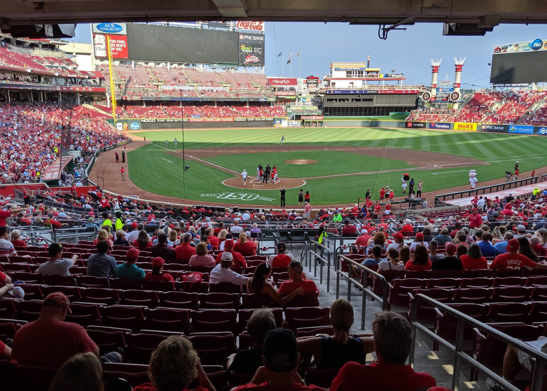 Section 125 at Great American Ball Park 