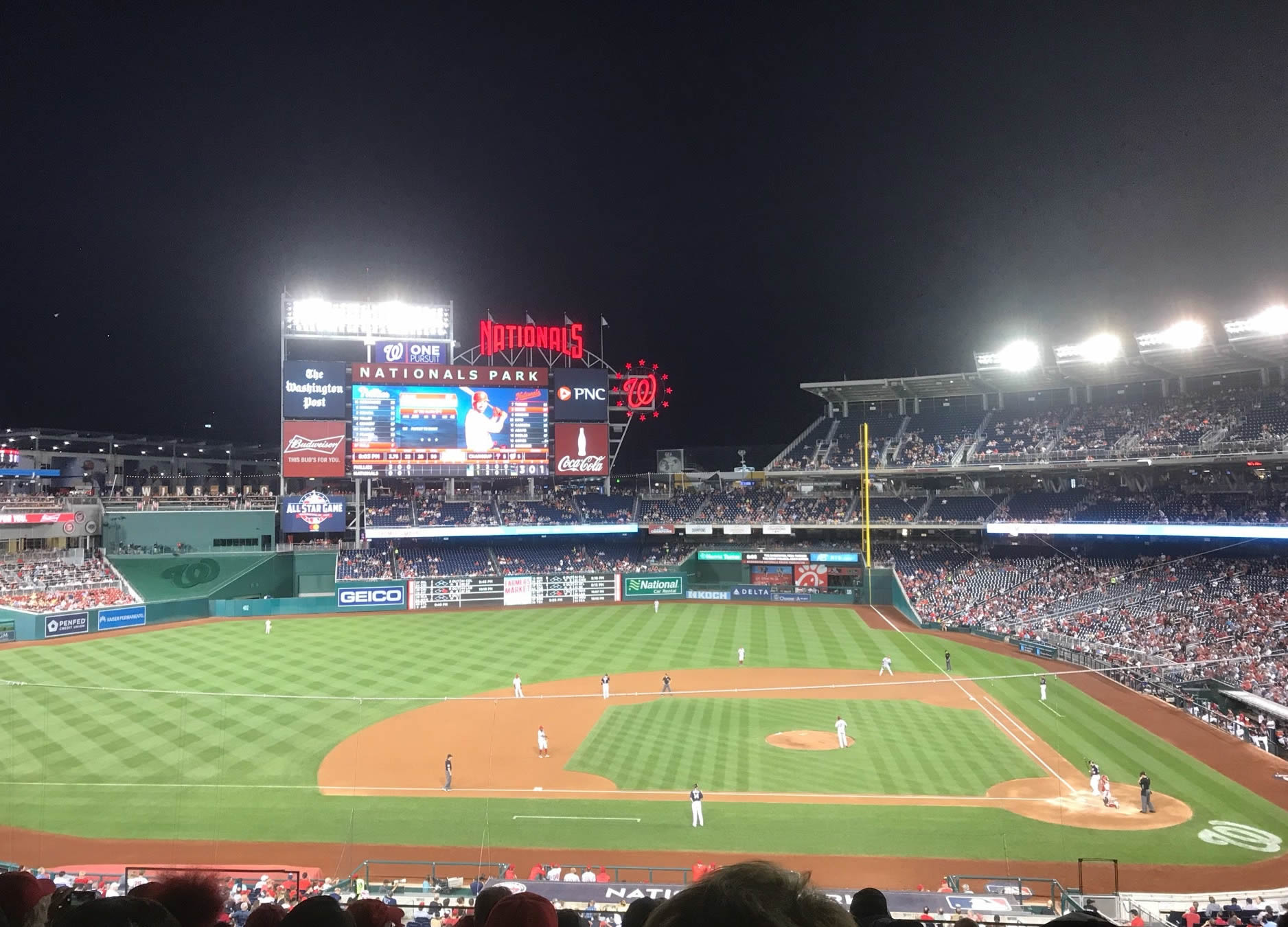 section 209 seat view  for baseball - nationals park