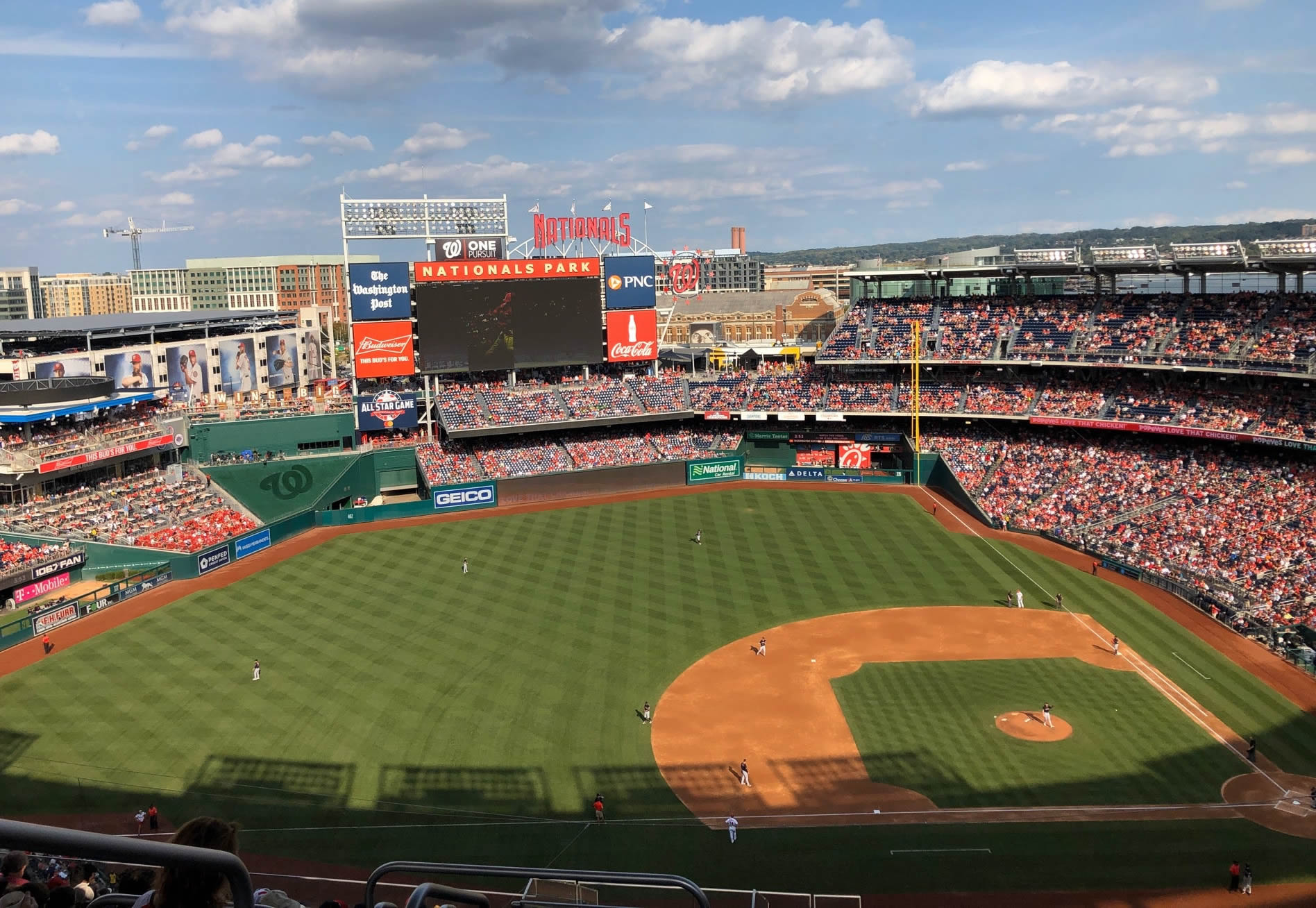 section 407 seat view  for baseball - nationals park